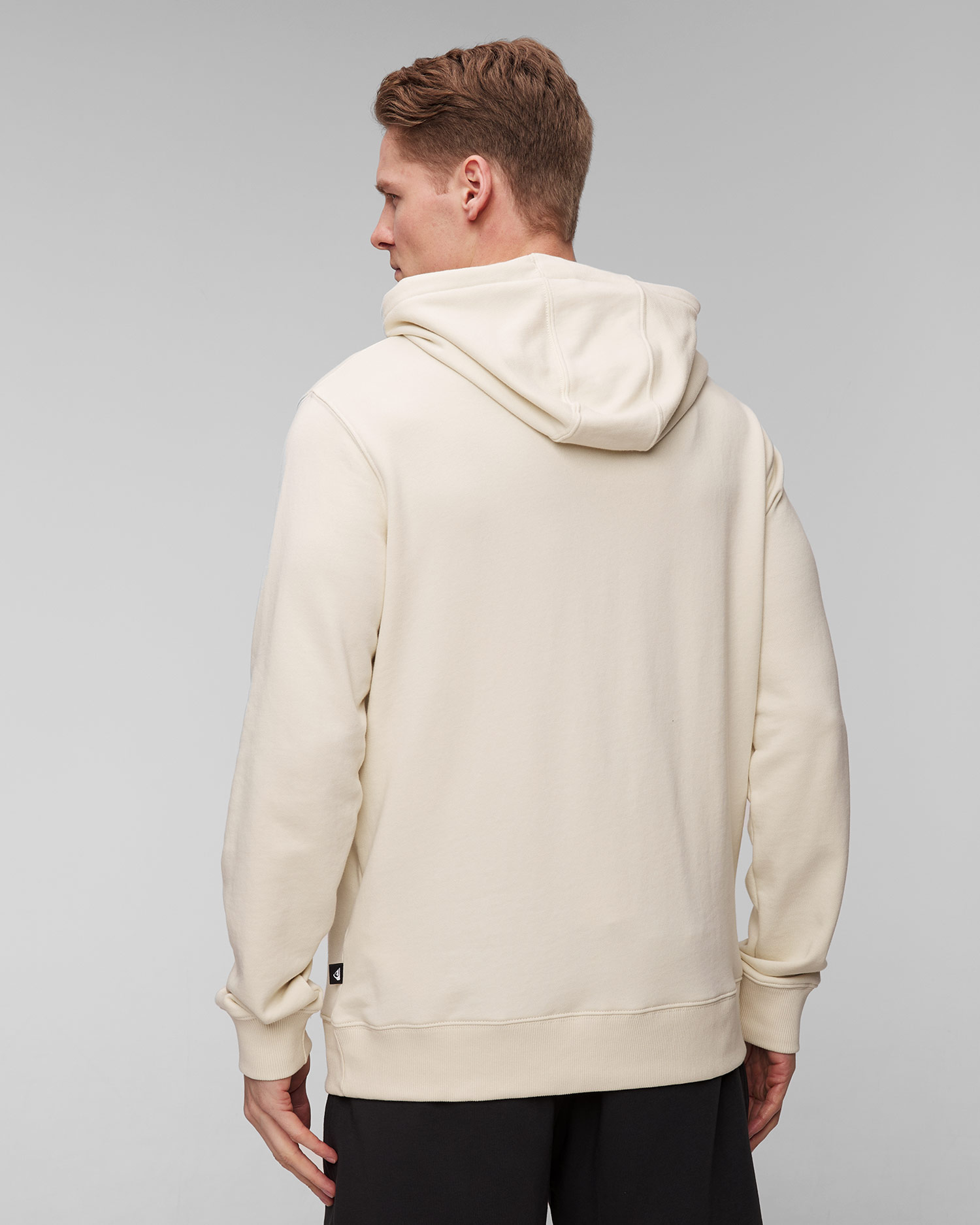 Pánska béžová mikina Quiksilver Tradesmith Hoodie
