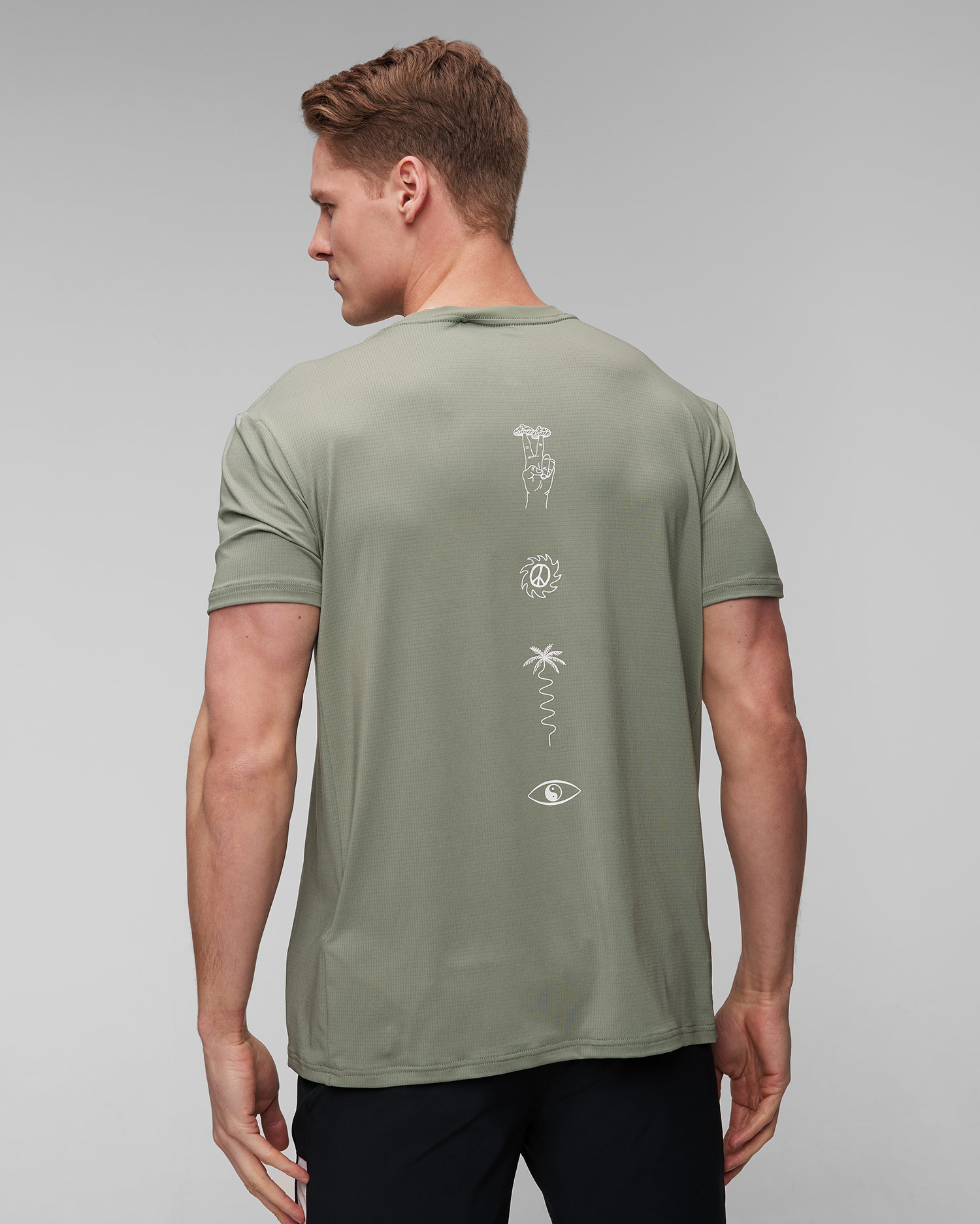 Pánske zelené tričko Quiksilver Lap Time SS Tee