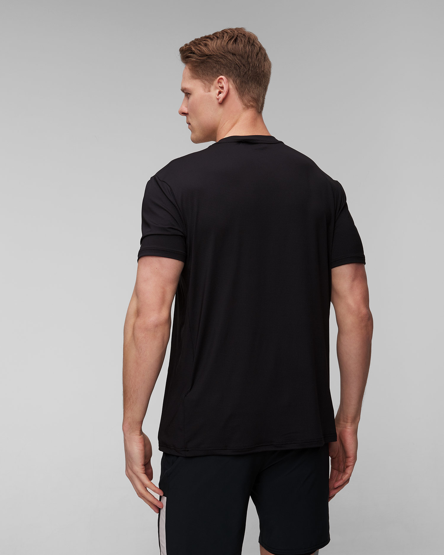 Pánske čierne tričko Quiksilver Lap Time SS Tee