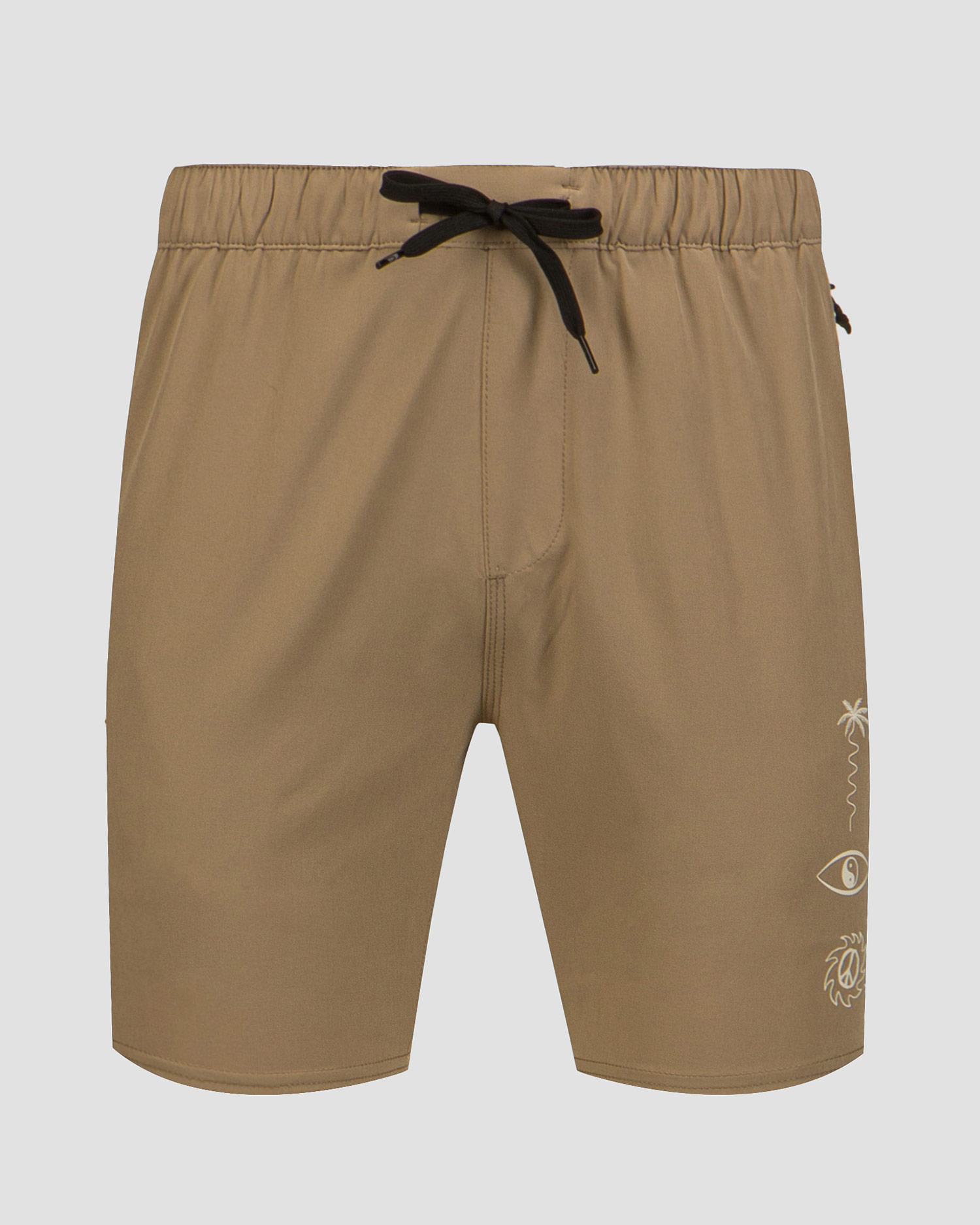 Beżowe spodenki męskie Quiksilver Omni Training Short 17