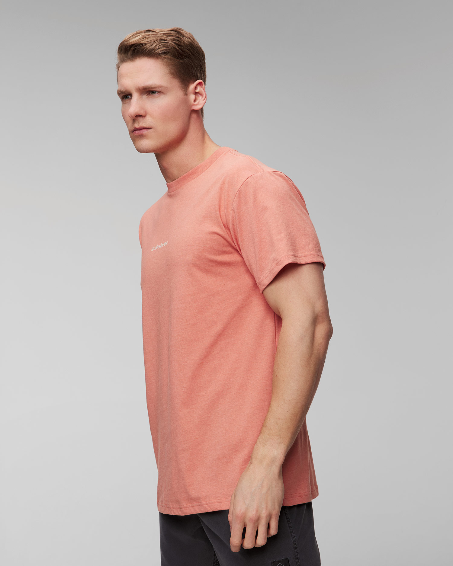 Pánske oranžové tričko Quiksilver Peace Phase SS Tee