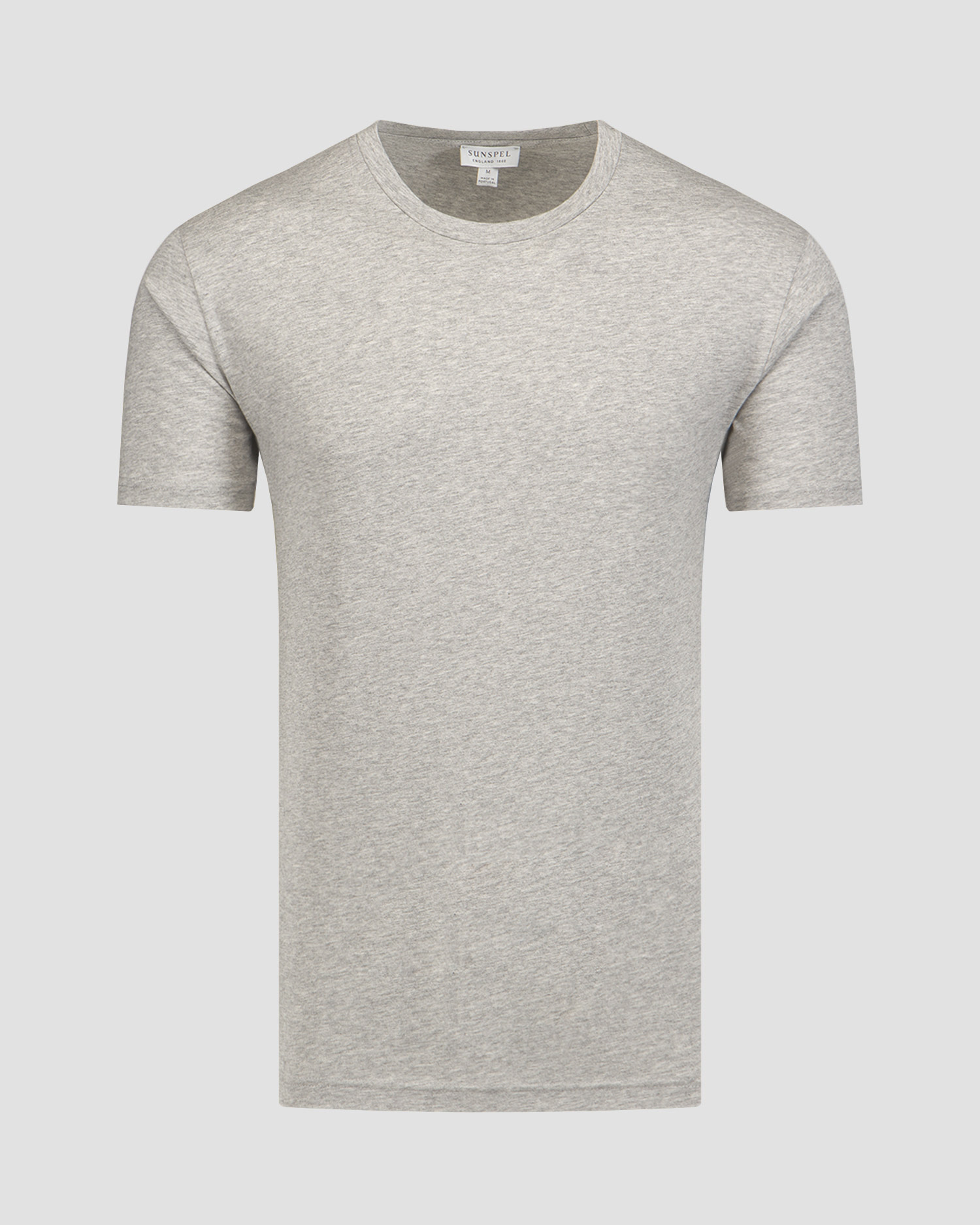 T-shirt gris pour hommes Sunspel