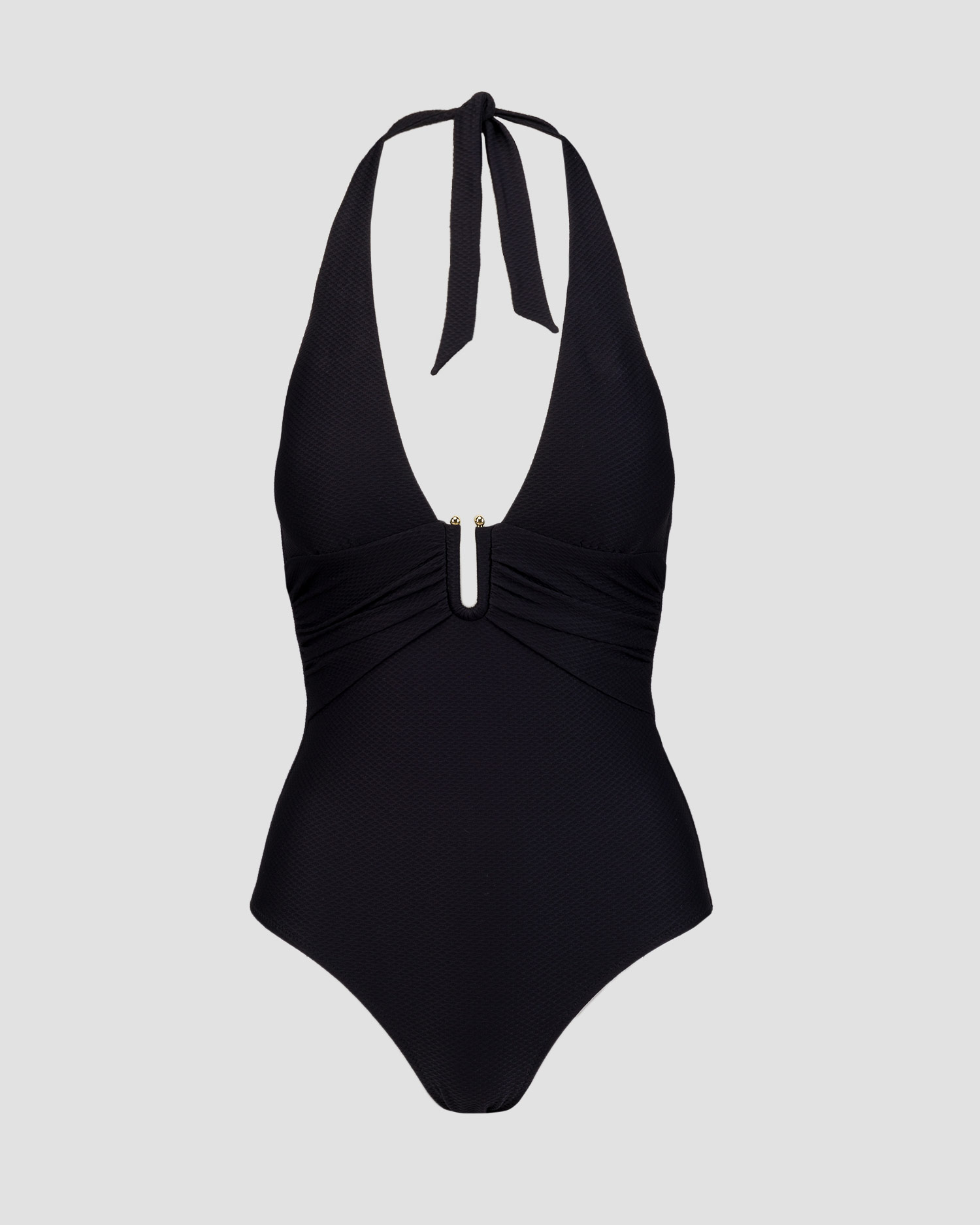 Costum de baie negru pentru femei Heidi Klein Core U-bar, Culoare/Model: Czarny