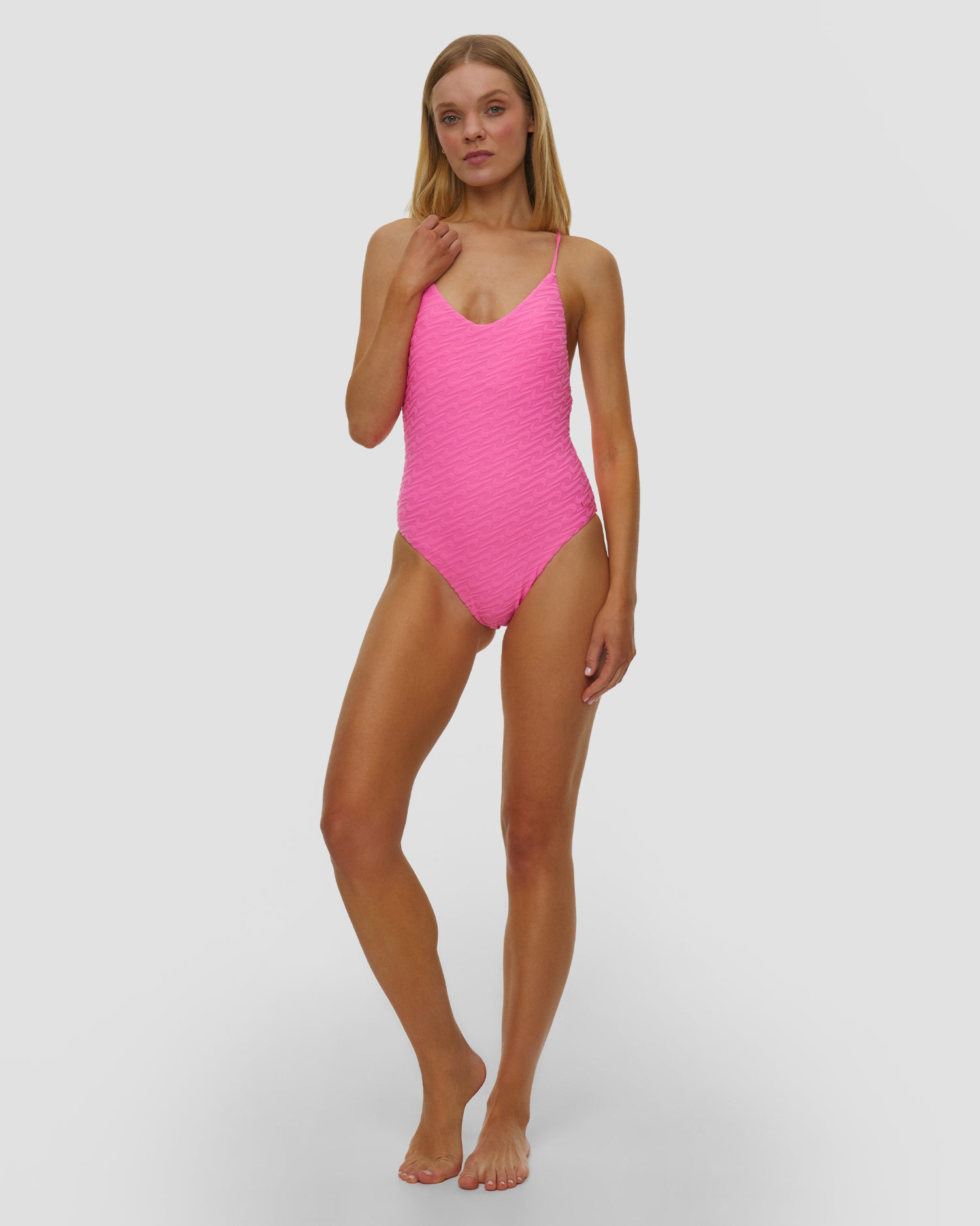Nike Swim Swoosh Link Terry Y-Back One Piece Badeanzug
