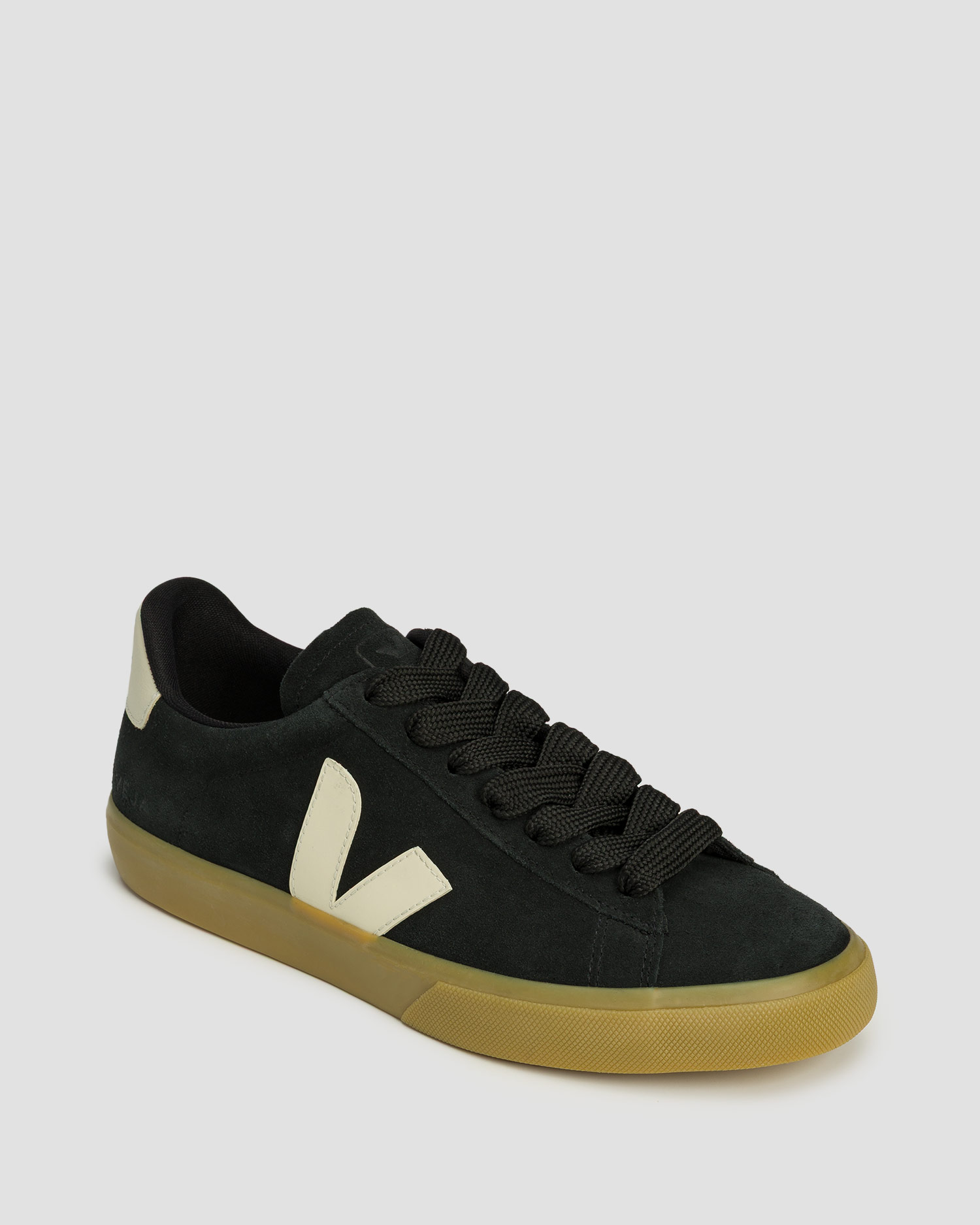 Pánské boty Veja Campo Bold Suede v Černé Barvě