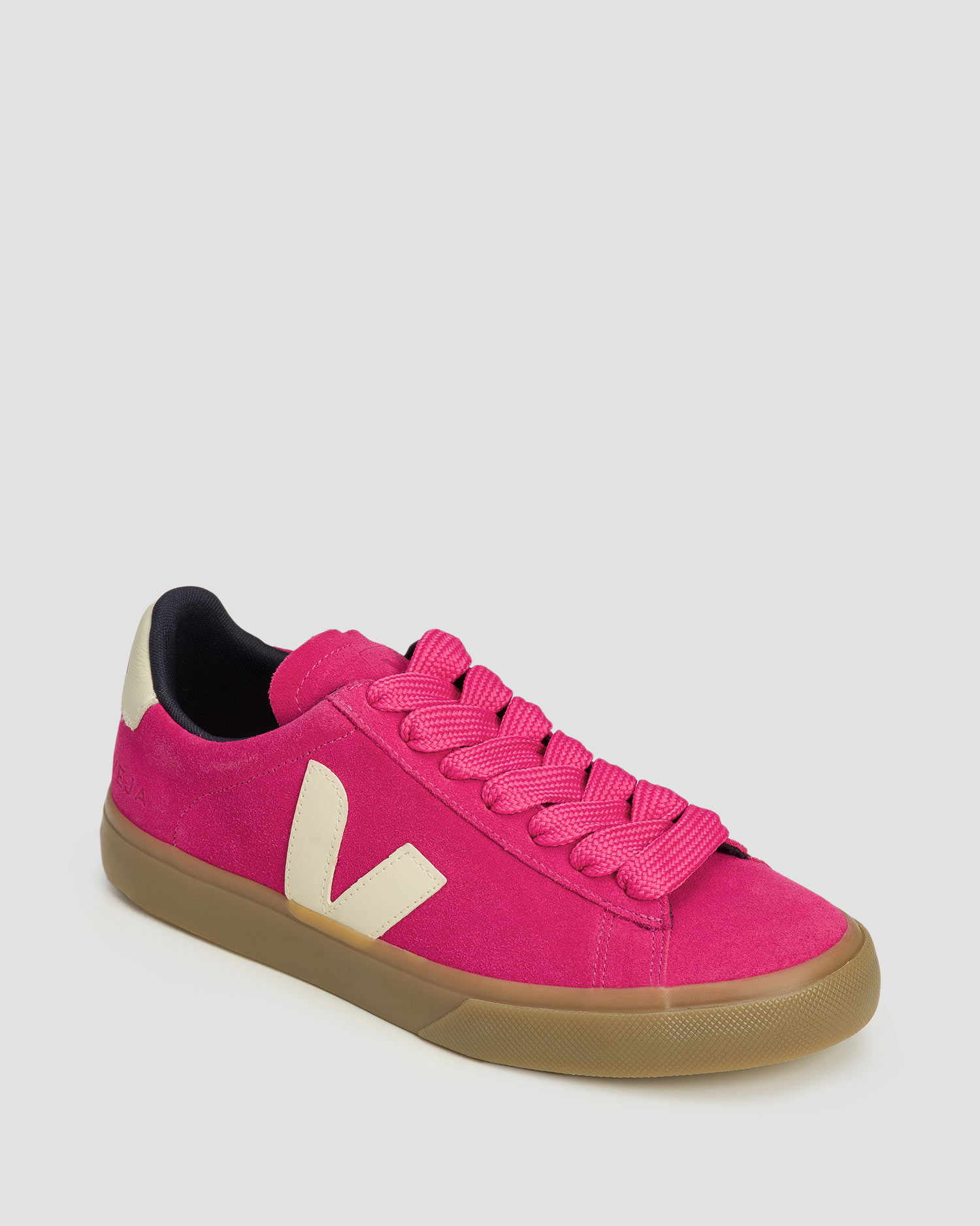 Dámské boty Veja Campo Bold Suede v Růžové Barvě