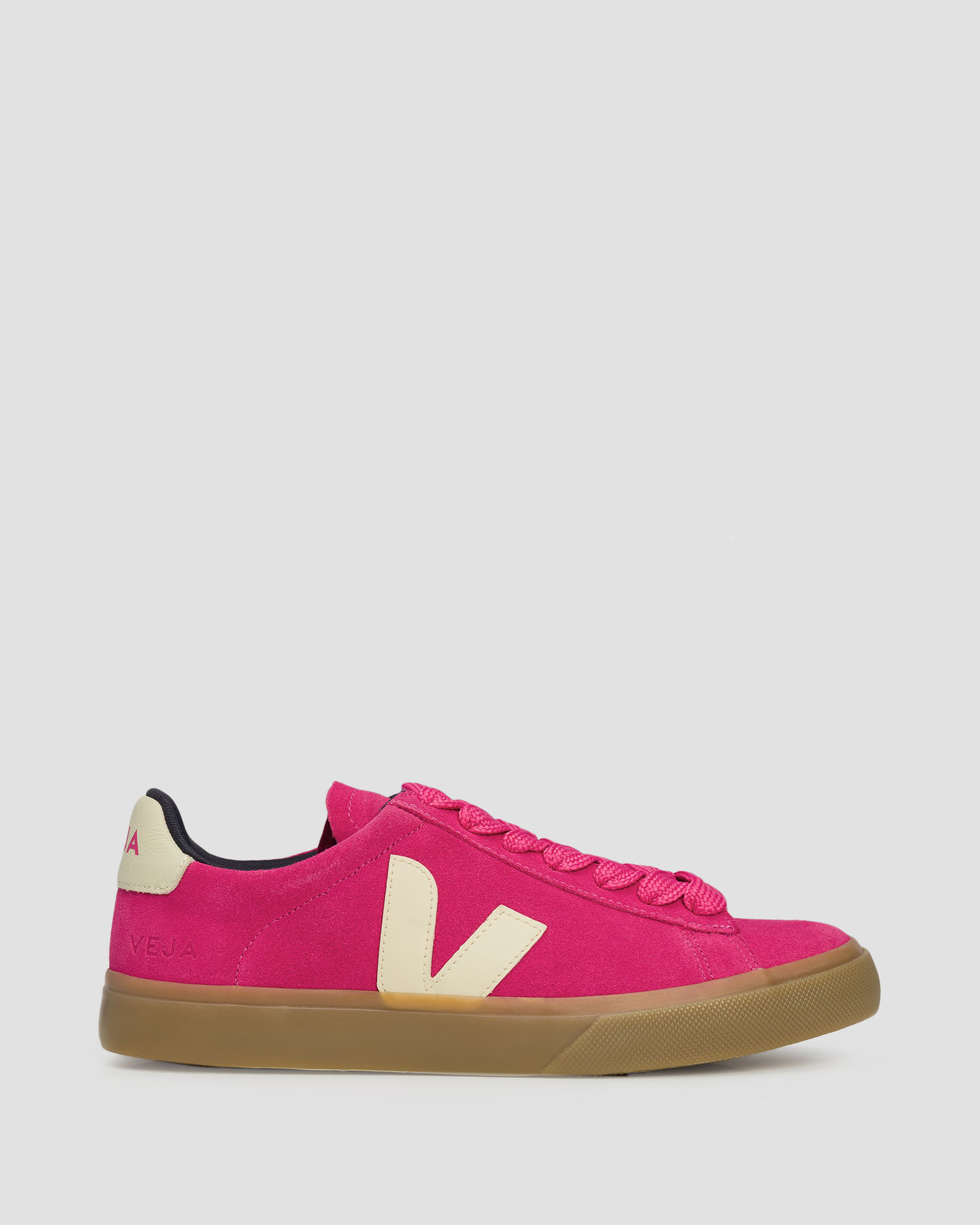 Dámské boty Veja Campo Bold Suede v Růžové Barvě