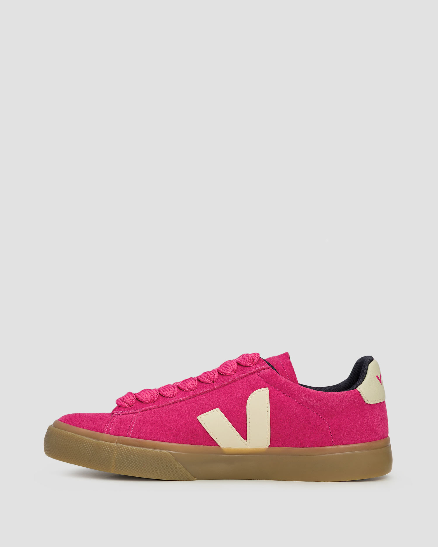 Dámské boty Veja Campo Bold Suede v Růžové Barvě
