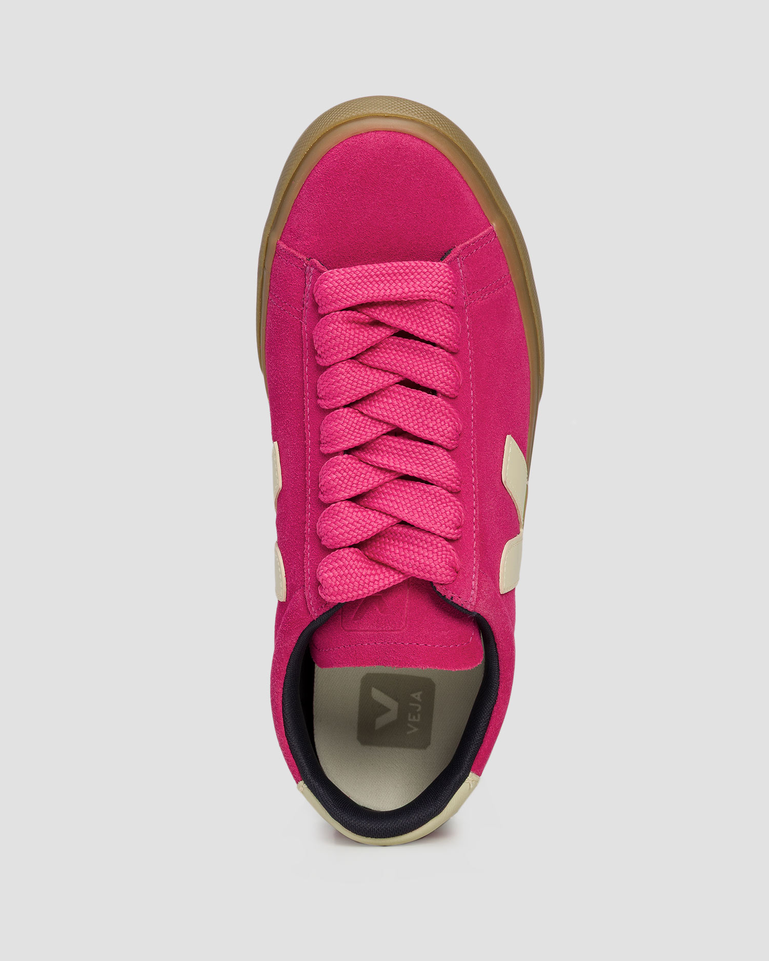 Dámské boty Veja Campo Bold Suede v Růžové Barvě