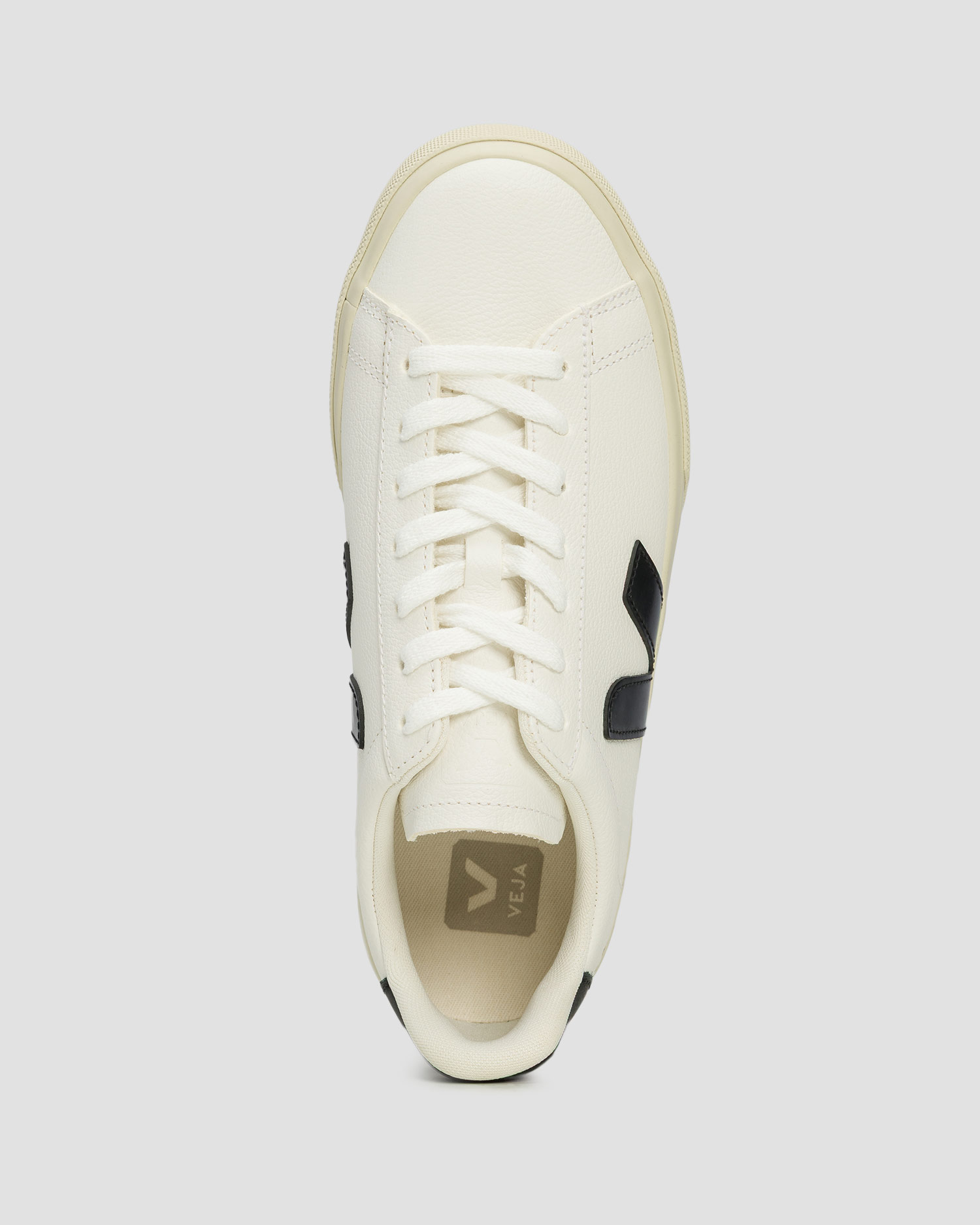 Women's leather sneakers Veja Campo white