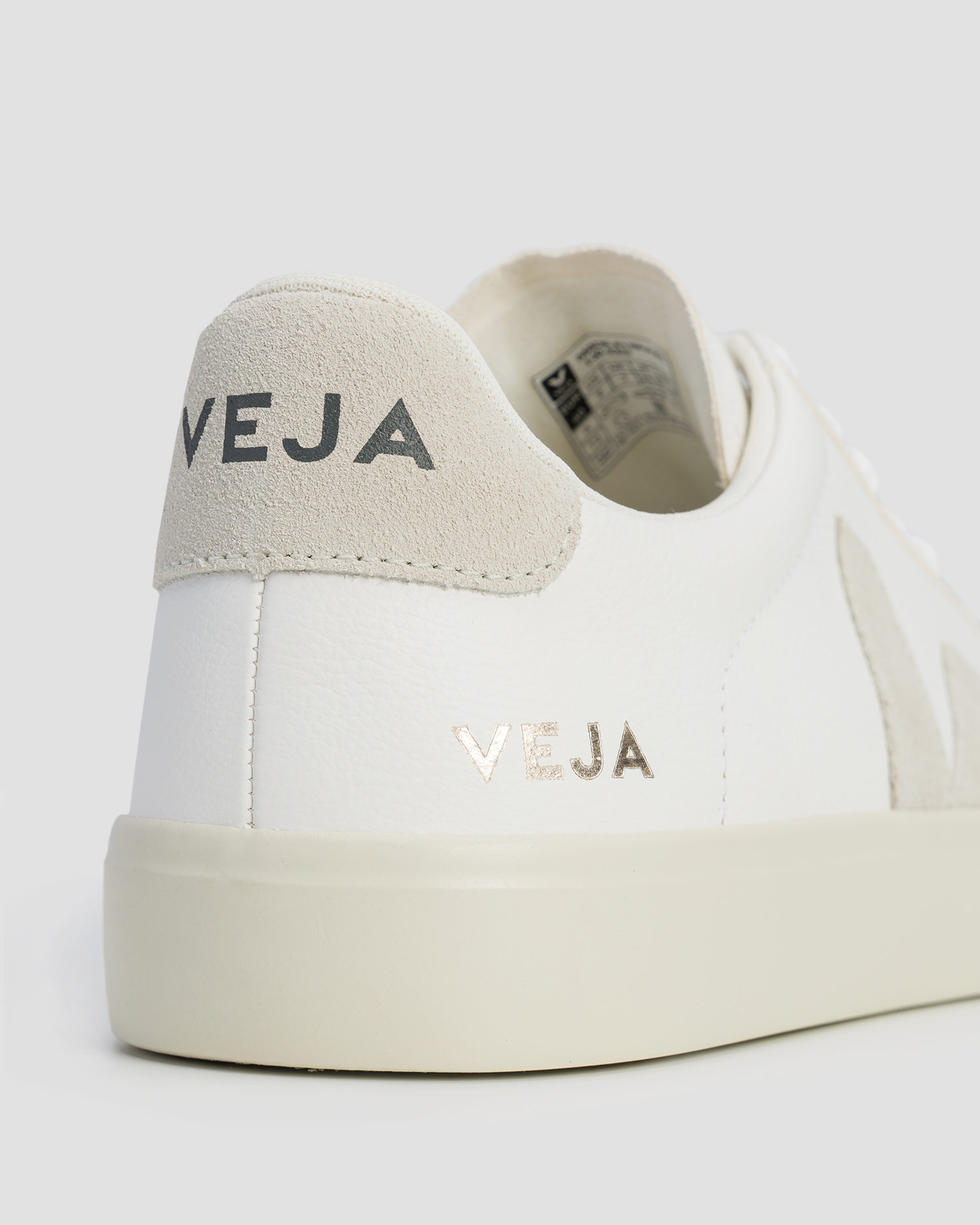 Scarpe in pelle da uomo Veja Campo bianche