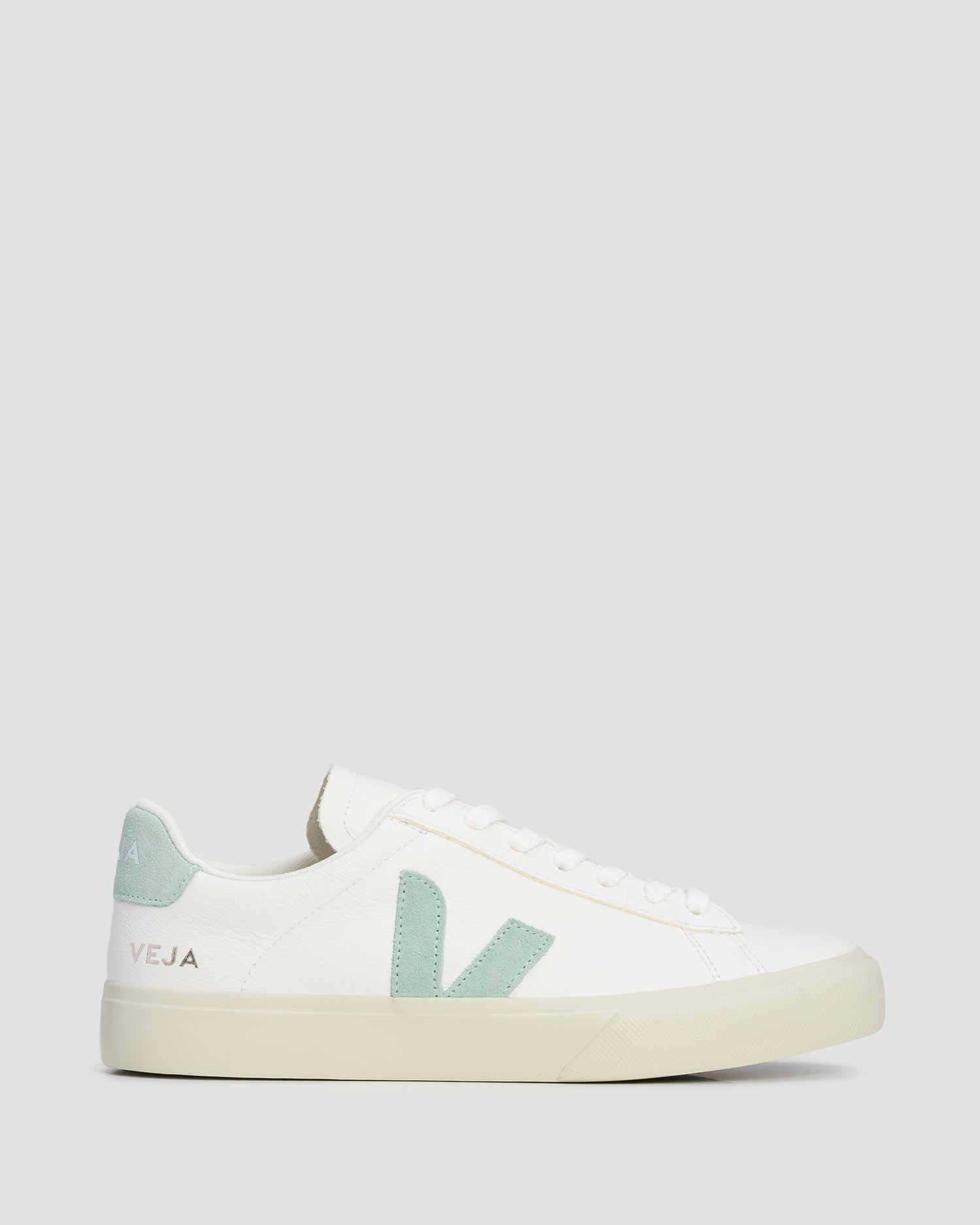 Pantofi de piele pentru femei Veja Campo alb