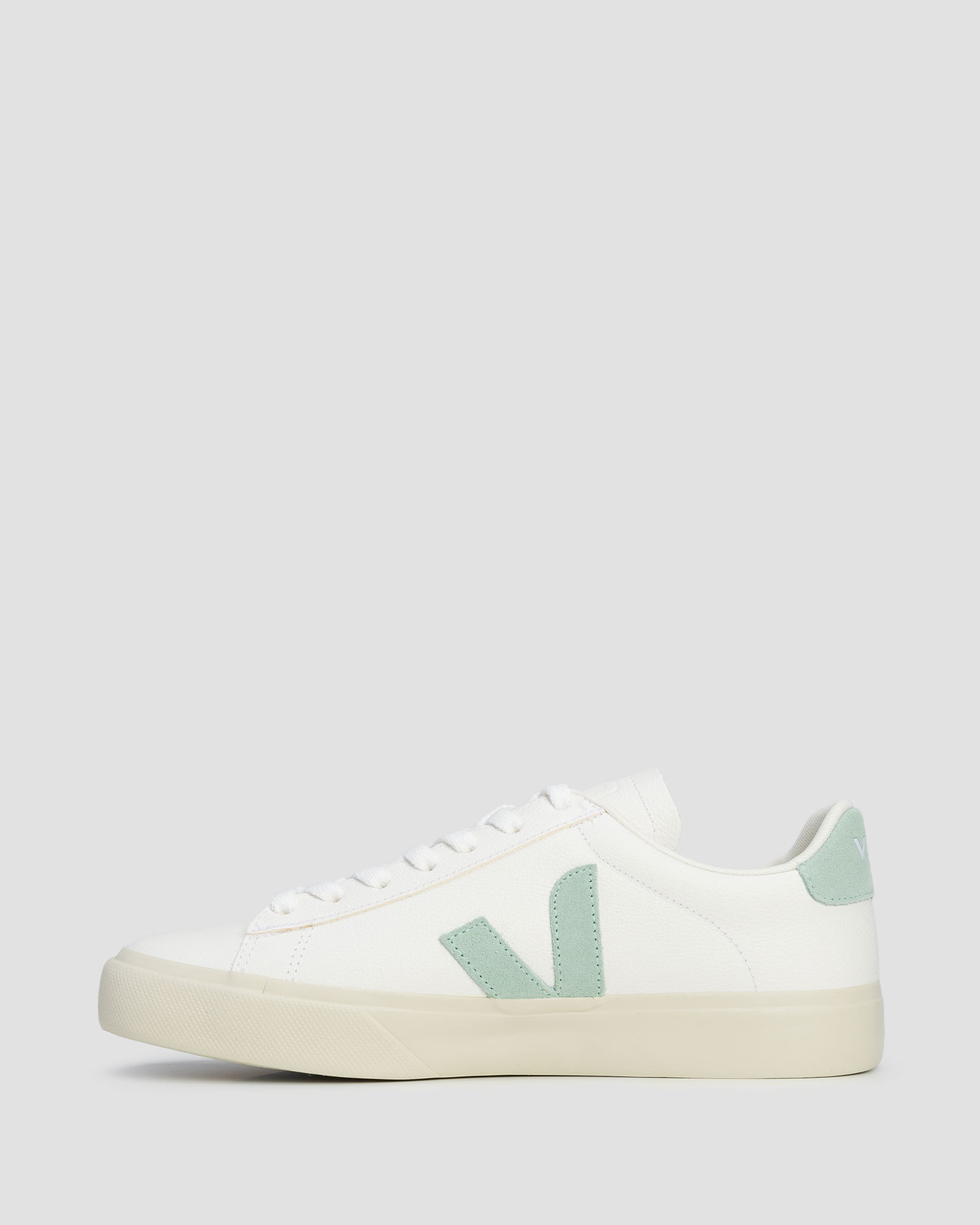 Pantofi de piele pentru femei Veja Campo alb