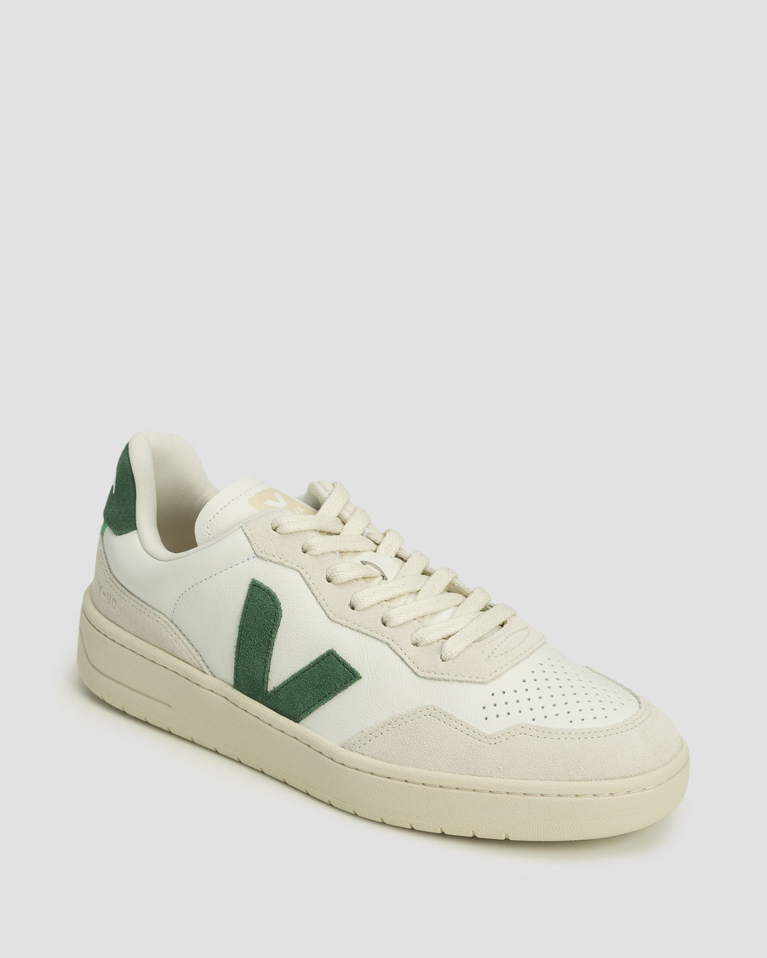 Scarpe in pelle da uomo Veja V-90 bianche