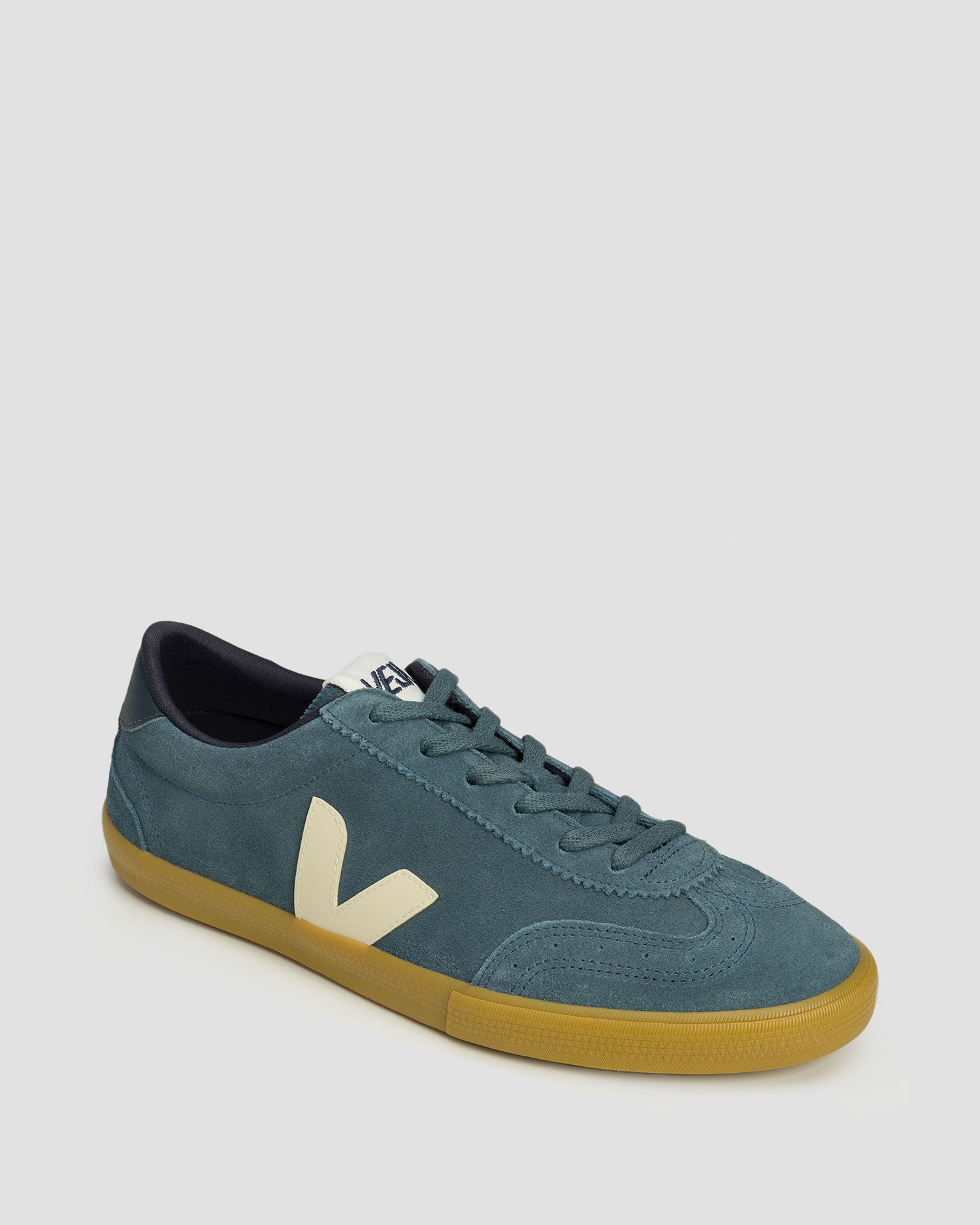 Chaussures bleues pour hommes Veja Volley Suede