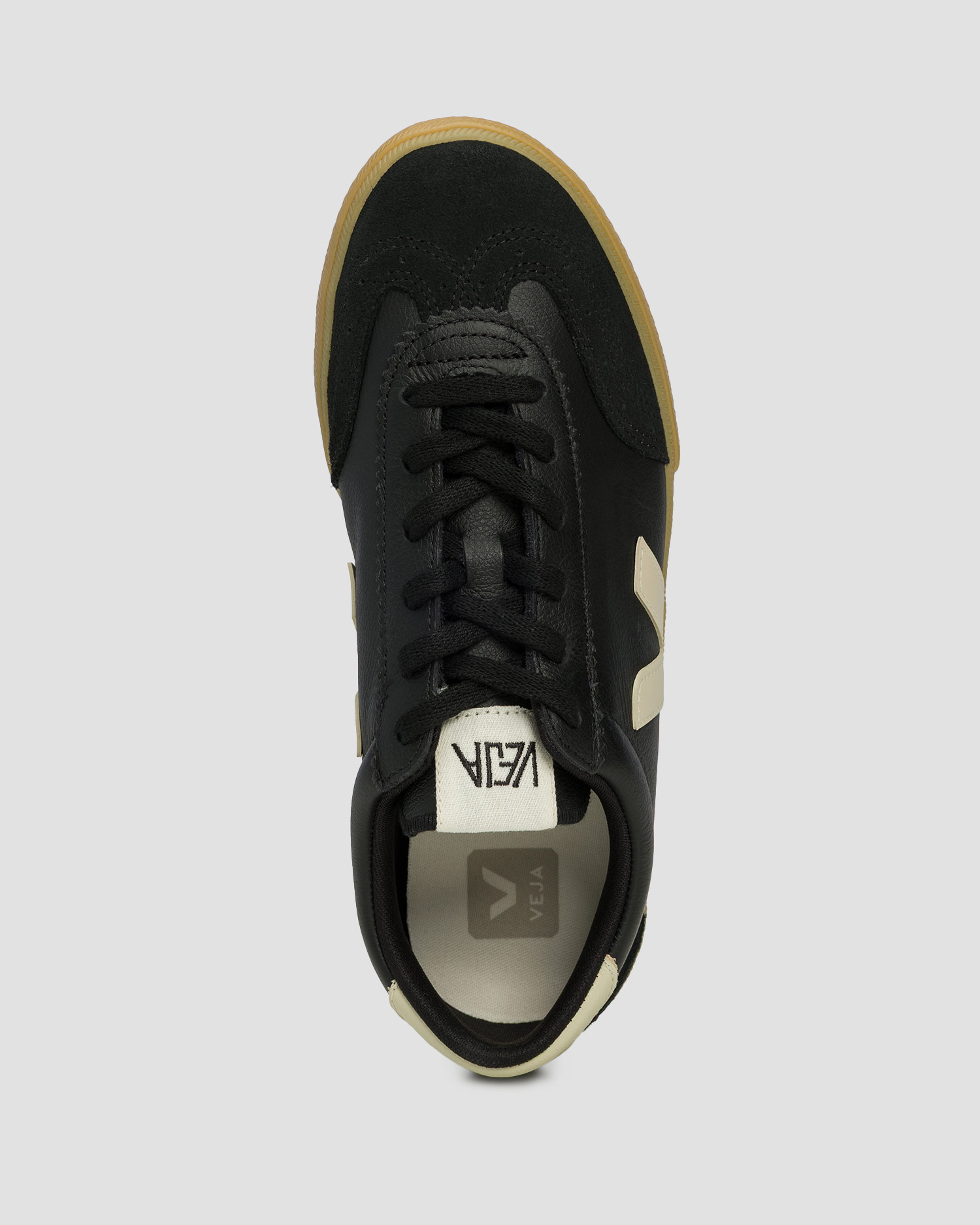 Dámské boty Veja Volley O.T. Leath v Černé Barvě