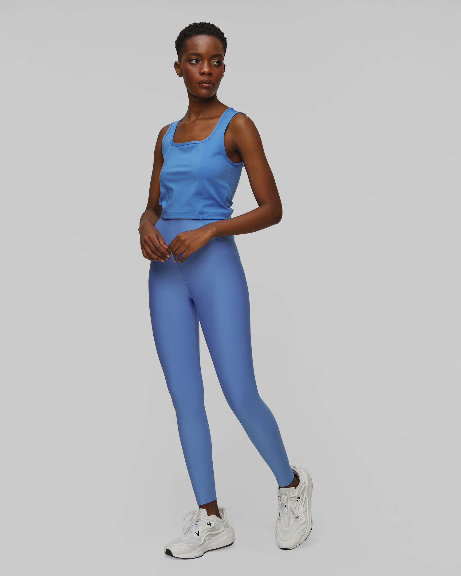 Leggings a vita alta da donna Casall Graphic High Waist Tights blu