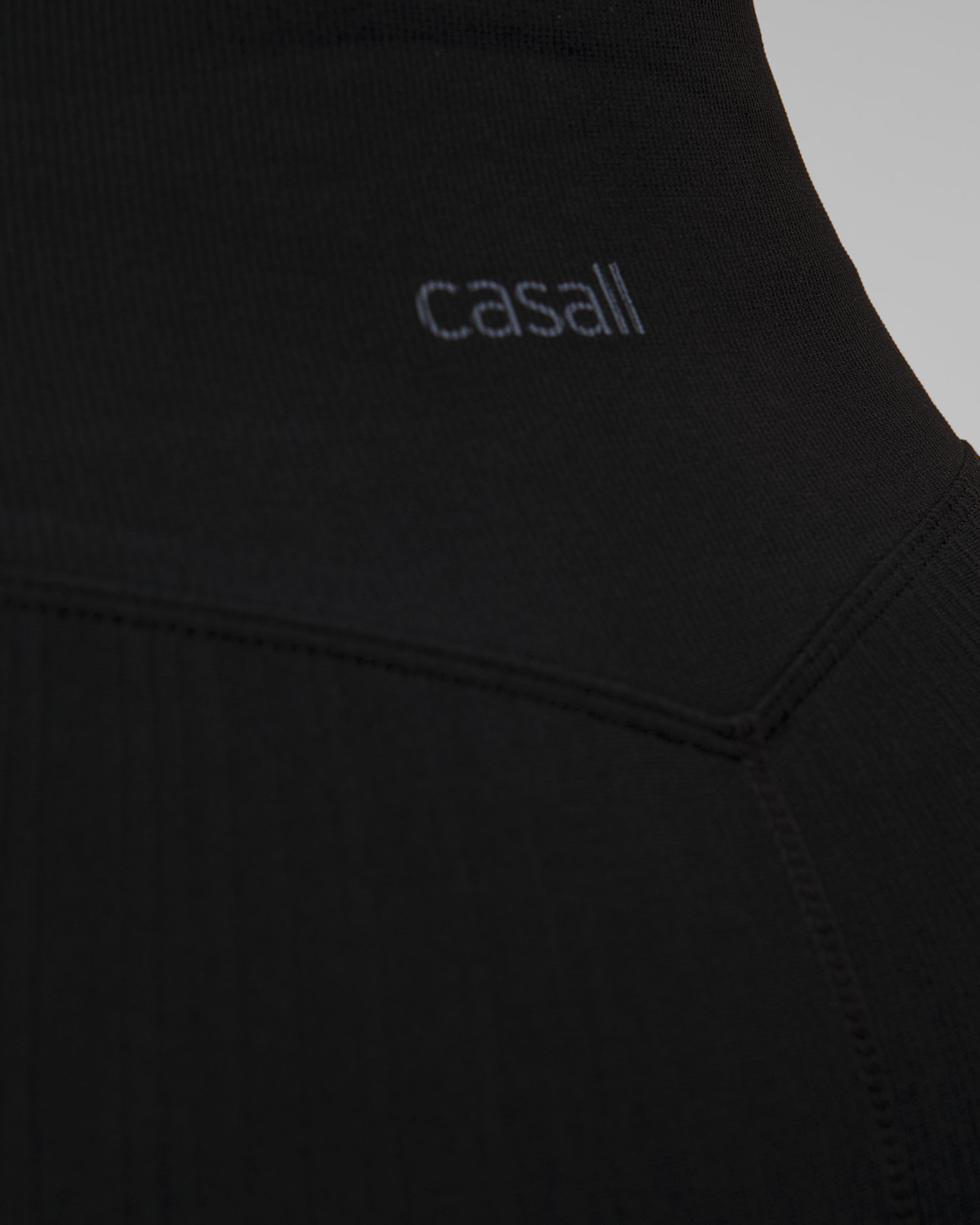 Colanți cu talie înaltă pentru femei Casall Multi Rib Seamless High Waist Tights negri