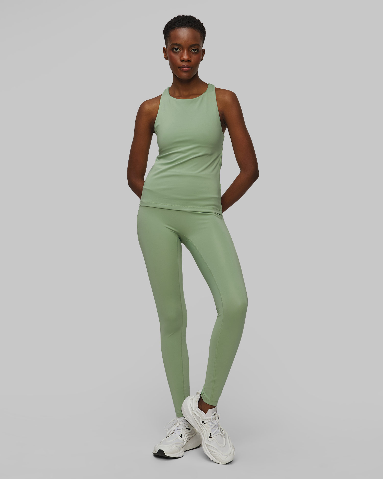 Top sportivo da donna Casall Soft Touch Bra Tank verde