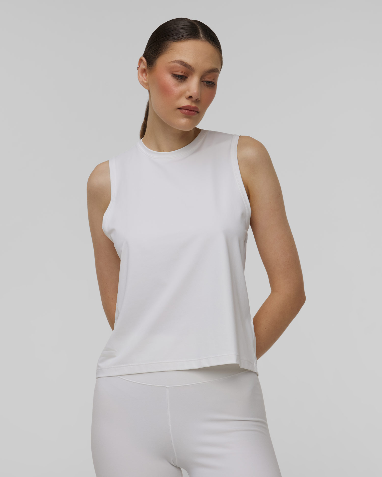 Dámsky športový Top Casall Graphic Tank biely