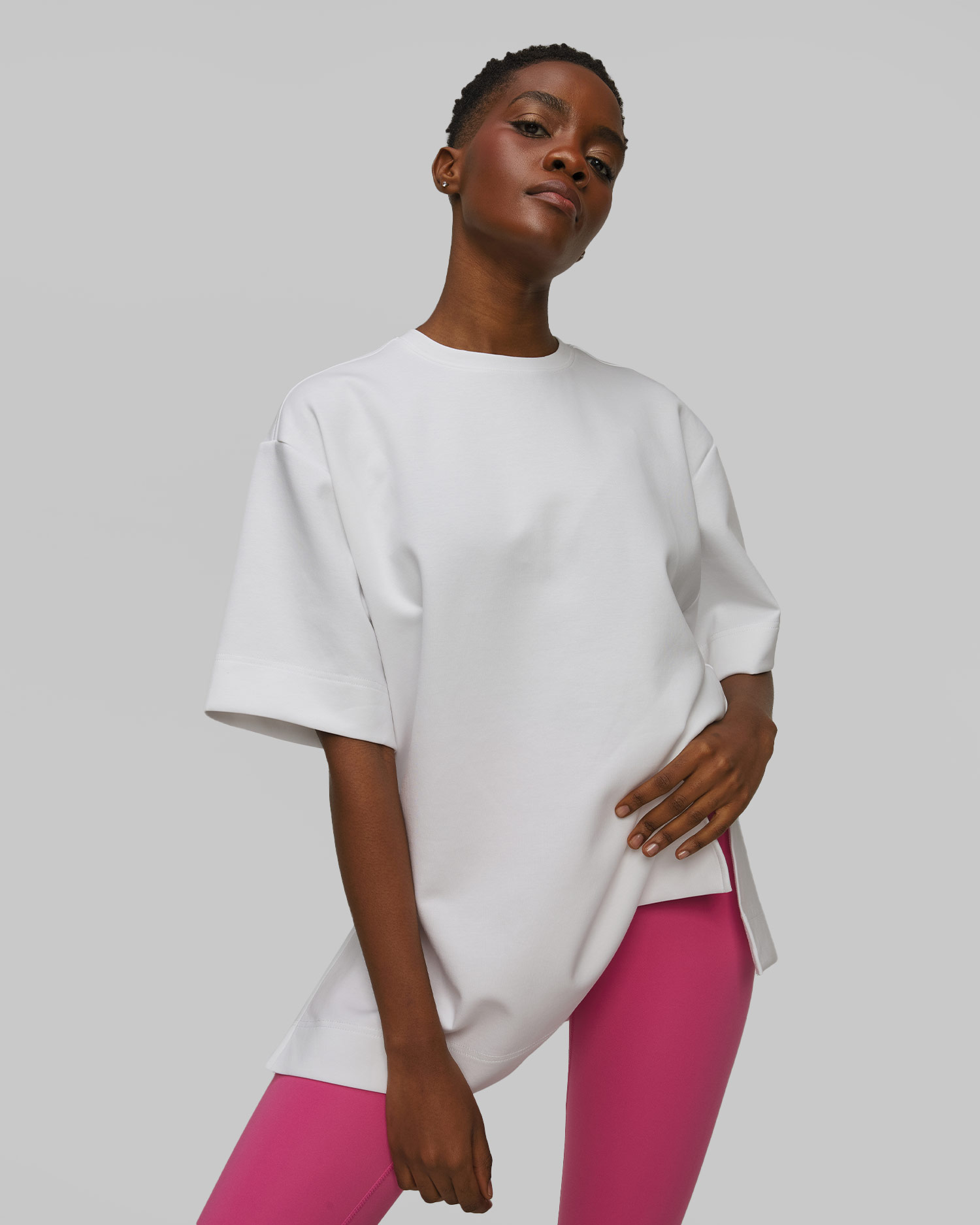 T-shirt da donna Casall Aria Oversize Tee bianca