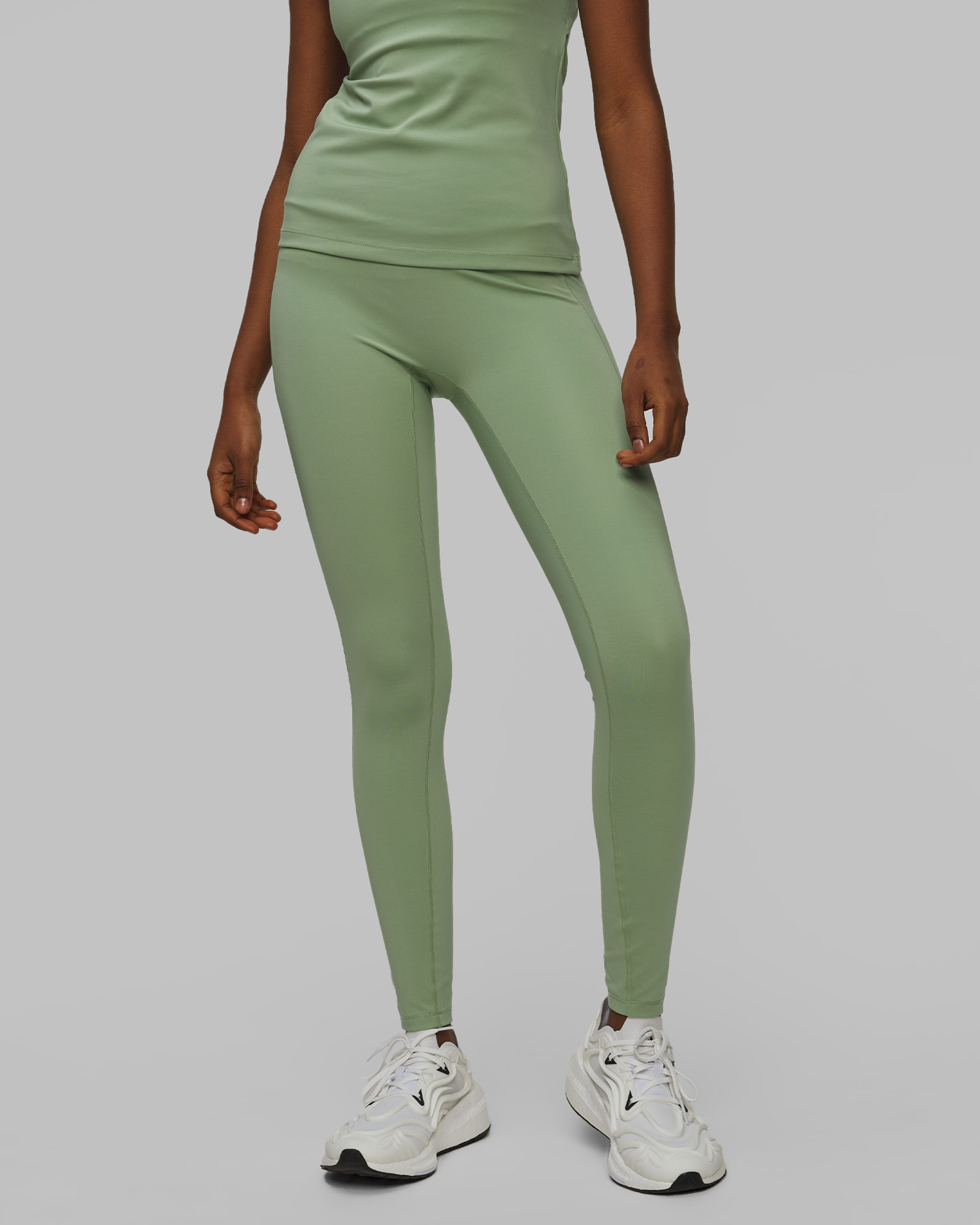 Casall Soft Touch High Waist Tights Trainingsleggings mit hoher Taille für Damen in Grün