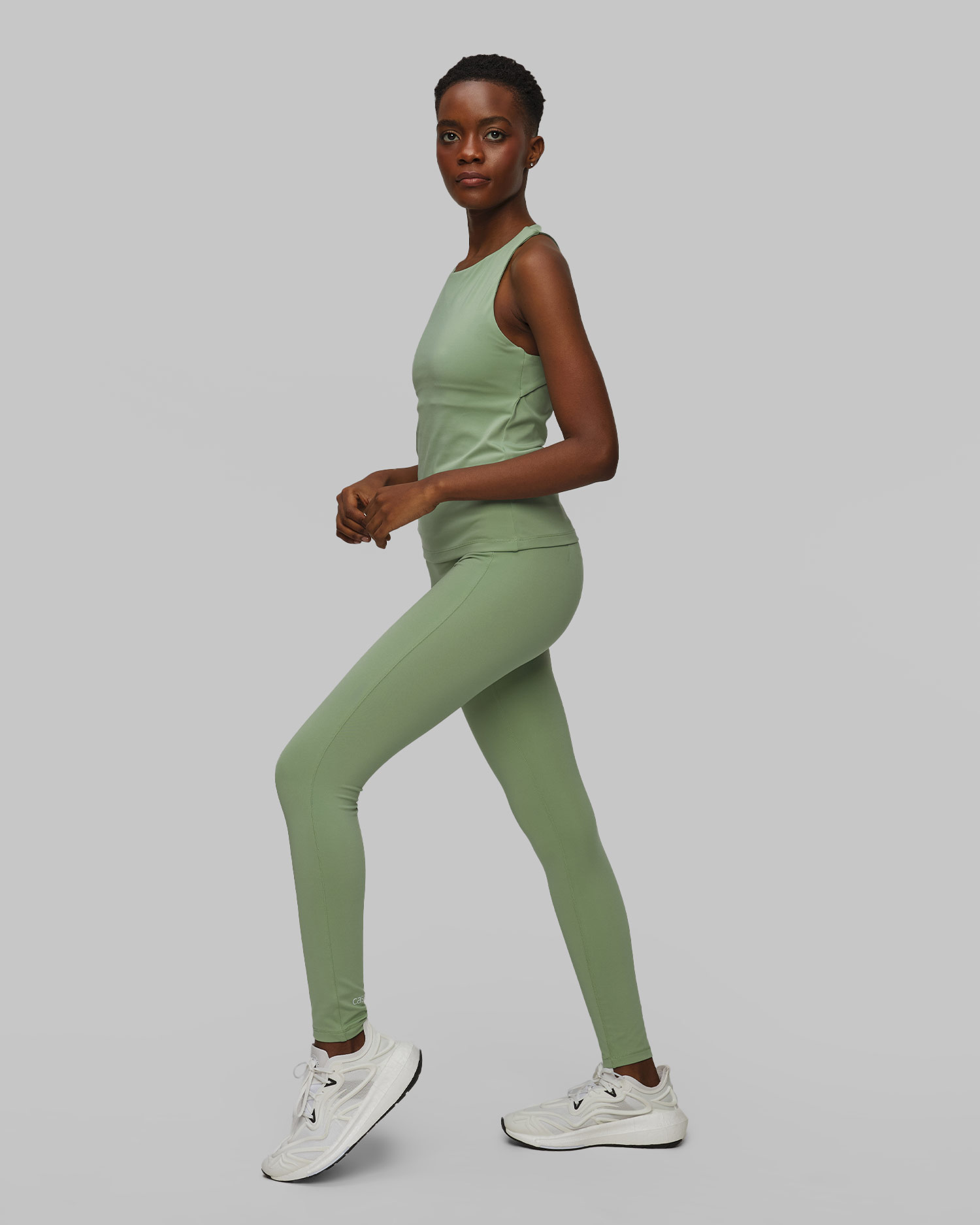 Leggings a vita alta da allenamento da donna Casall Soft Touch High Waist Tights verdi
