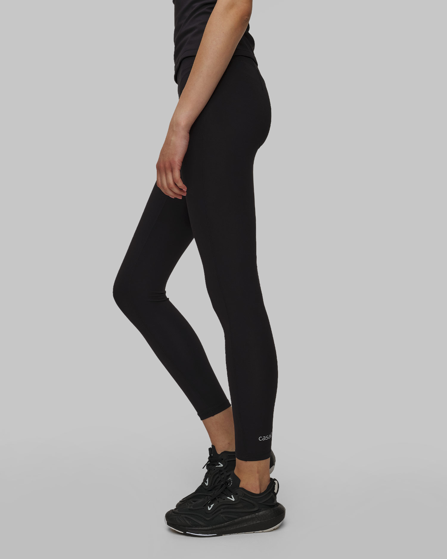 Dámské sportovní legíny s vysokým pasem Casall Soft Touch High Waist Tights v Černé Barvě