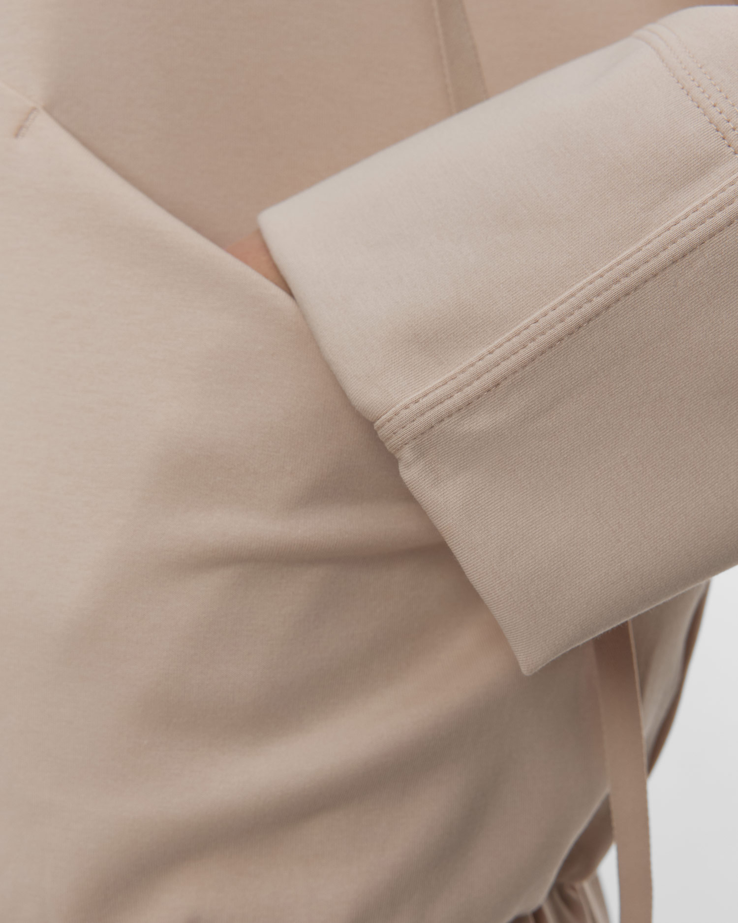 Casall Aria Zip Hoodie Jacket Damen-Sweatshirt in Beige