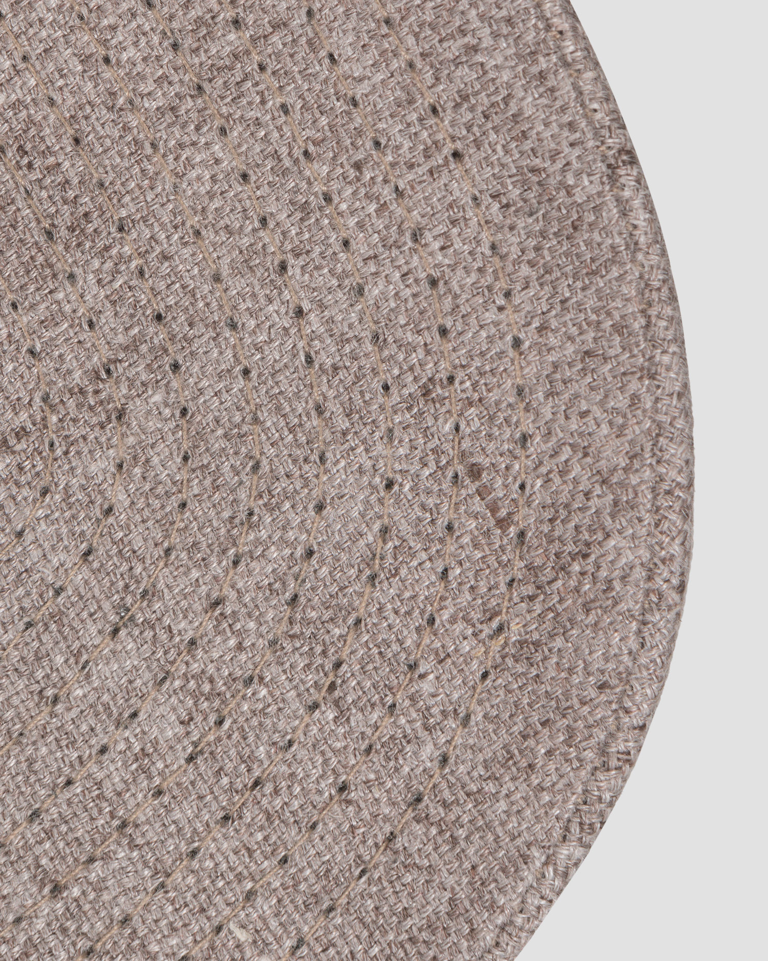 Czapka z daszkiem lniana Varsity Linen Legacy Structured ciemnobeżowa