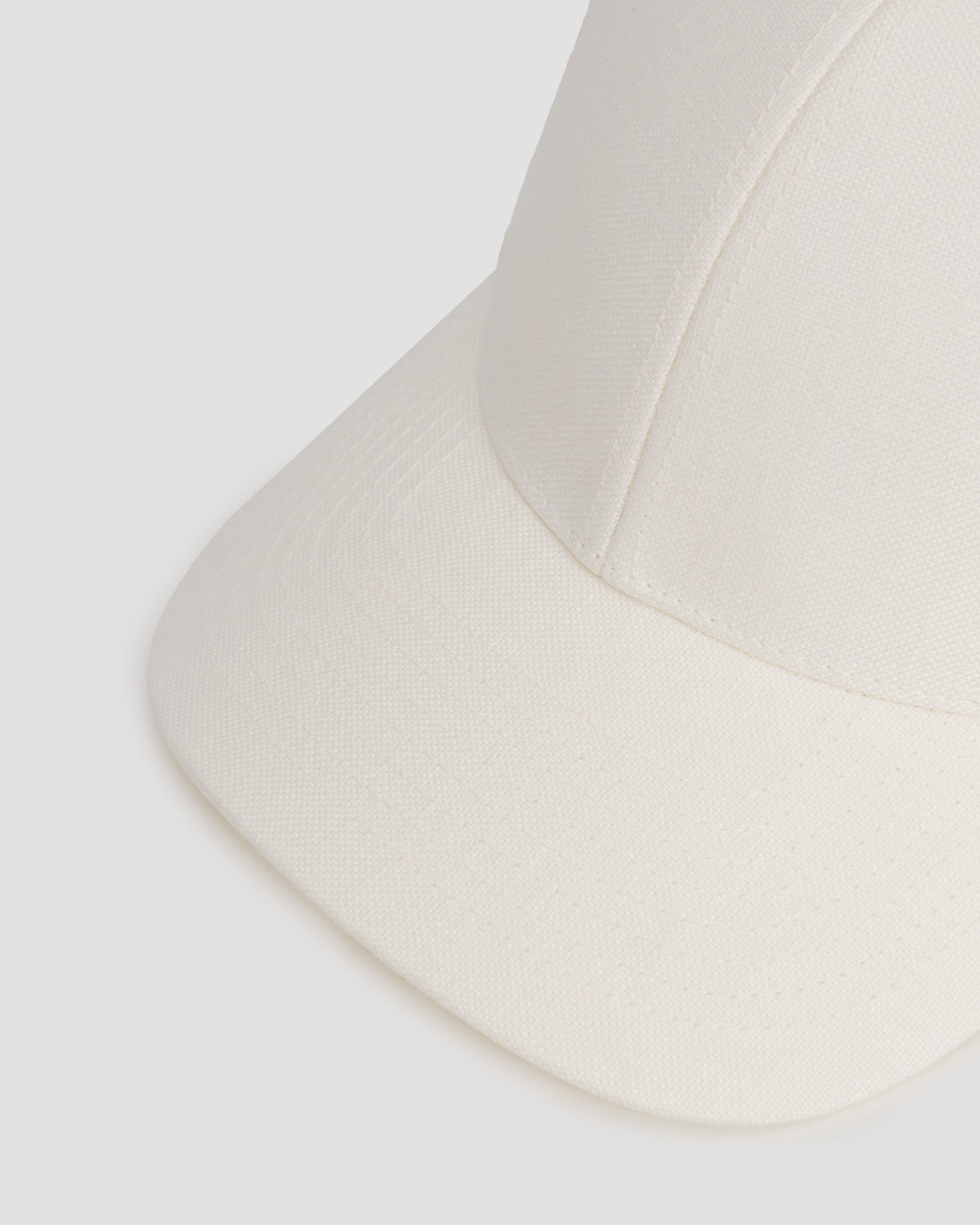 Lněná kšiltovka Varsity Linen Legacy Structured v Bílé Barvě