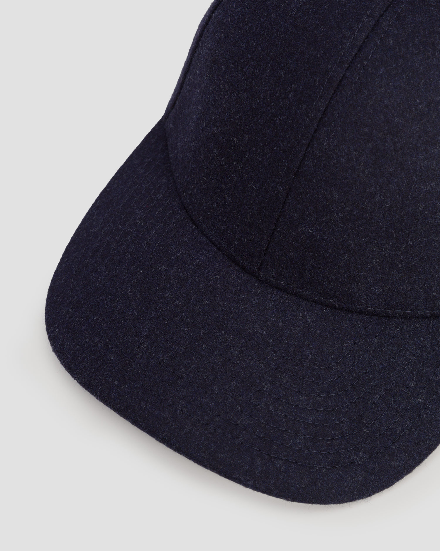 Granatowa czapka z daszkiem Varsity Merino Wool