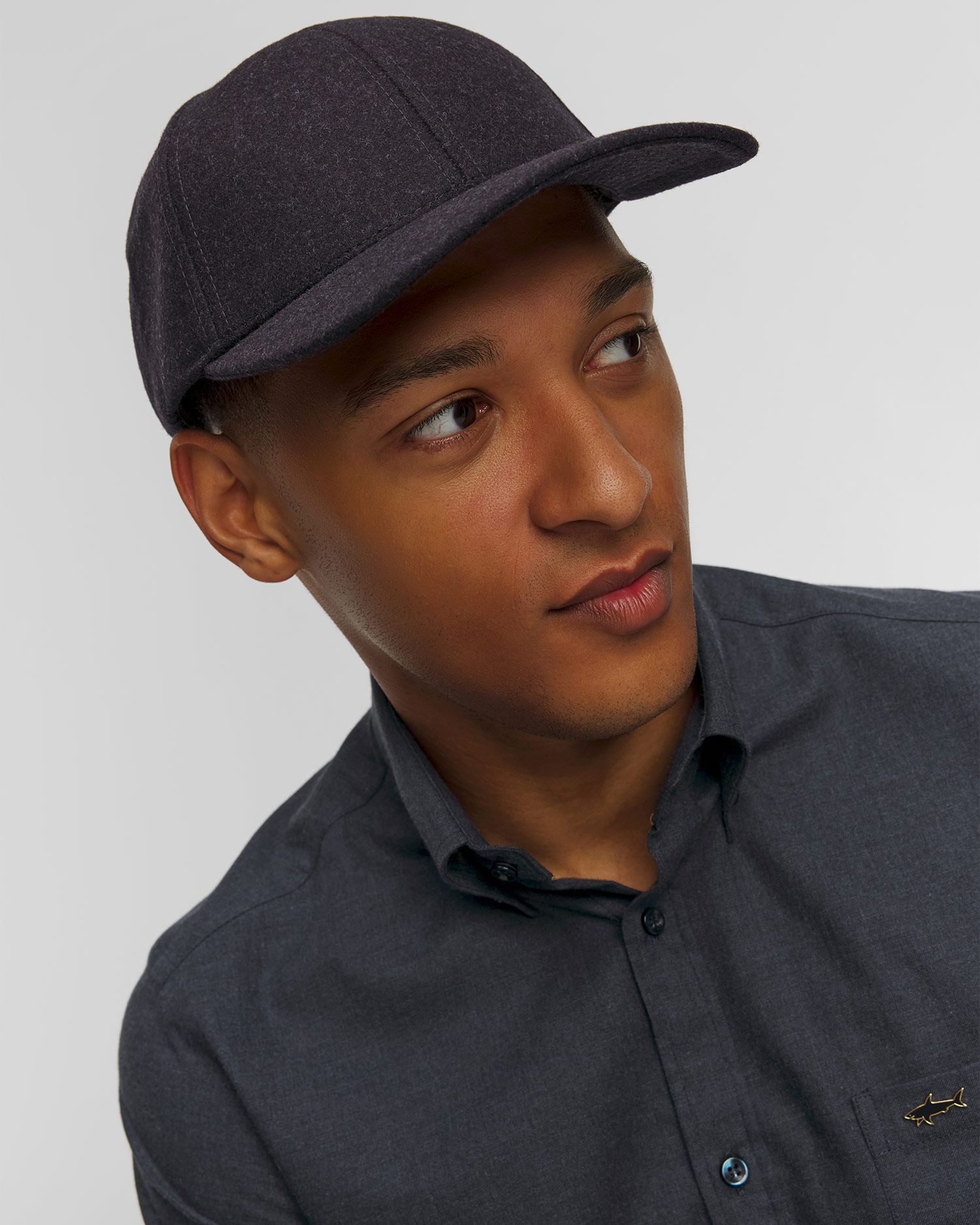 Șapcă albastru marin cu cozoroc Varsity Merino Wool