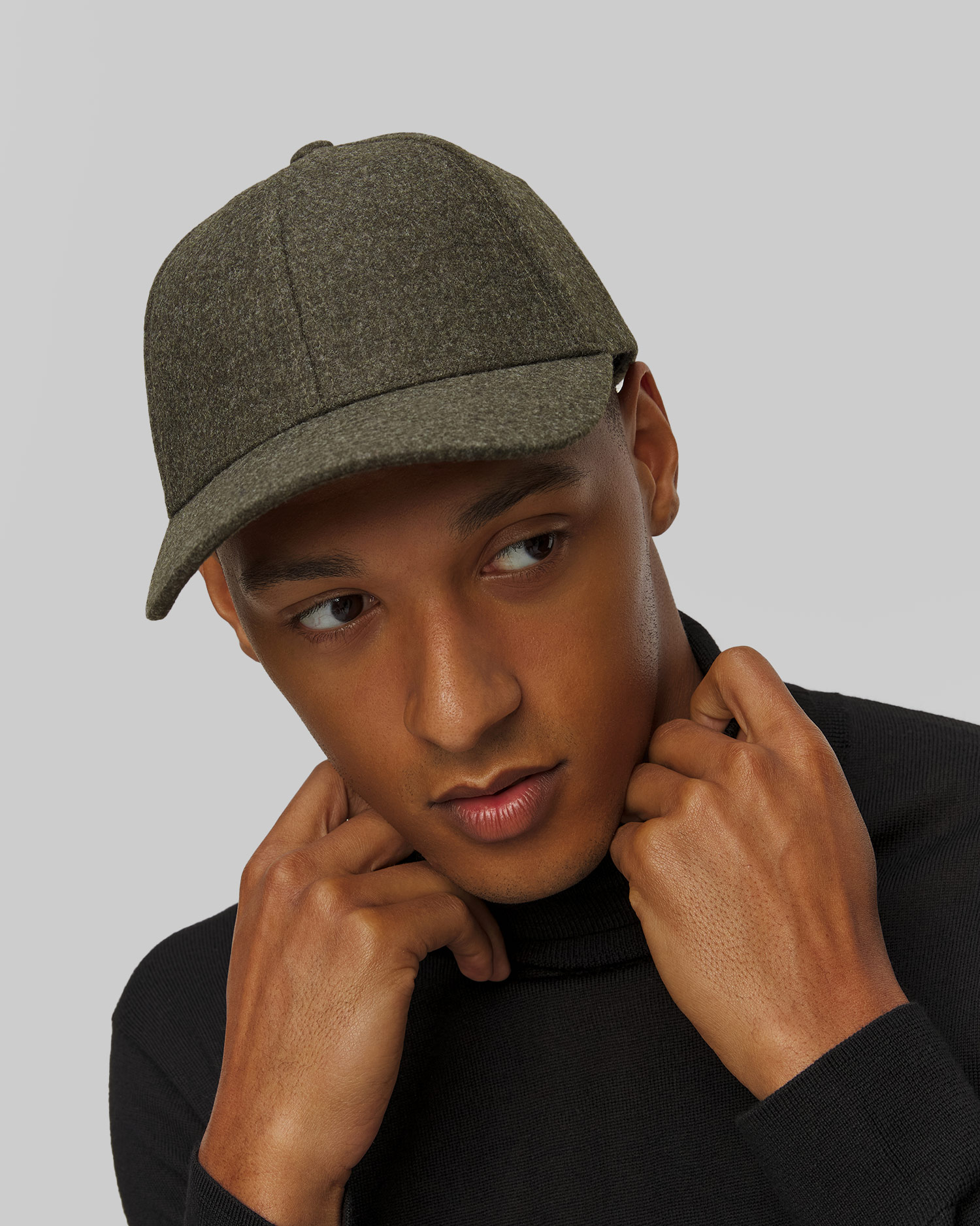Șapcă verde cu cozoroc Varsity Merino Wool
