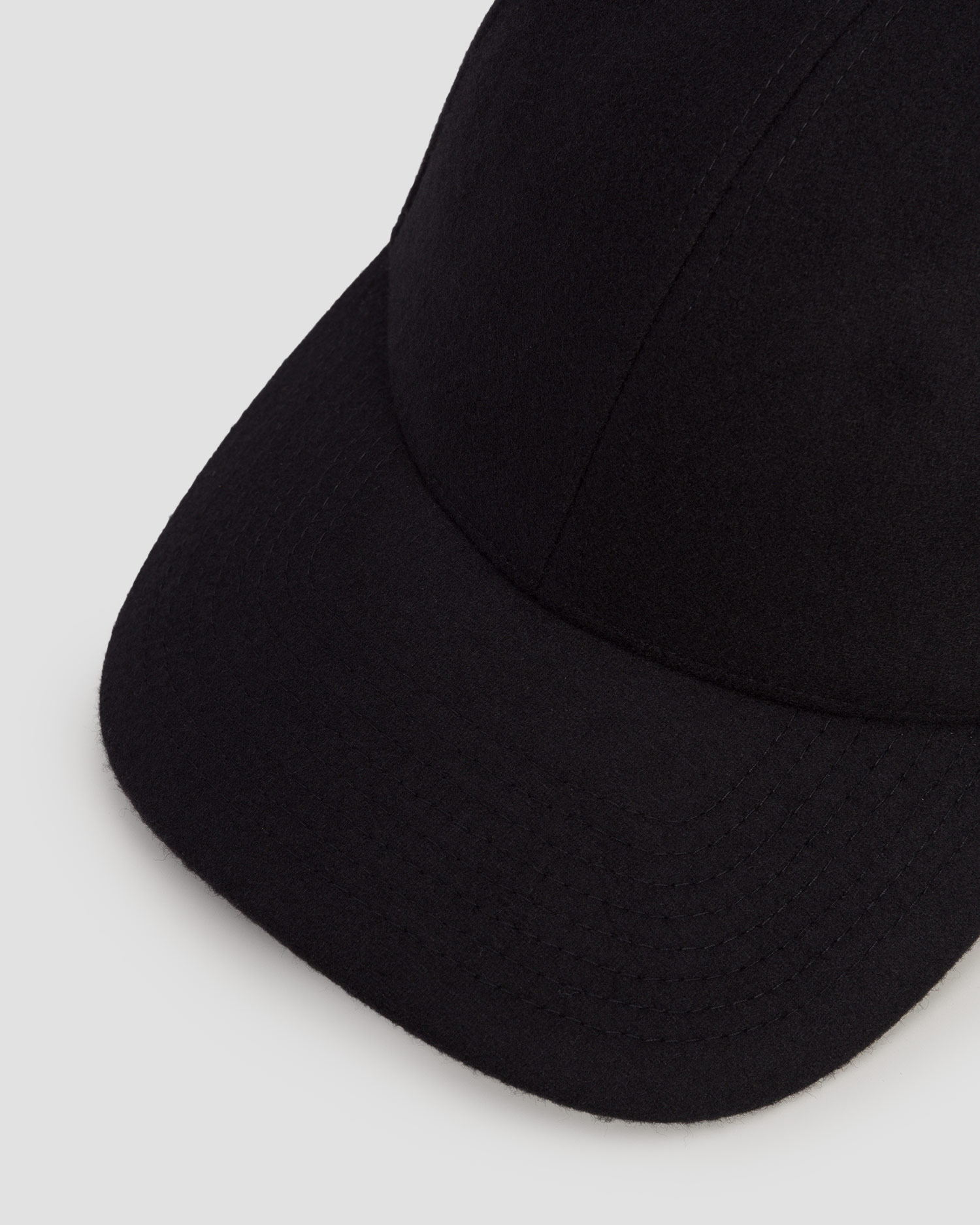 Čierna šiltovka Varsity Merino Wool