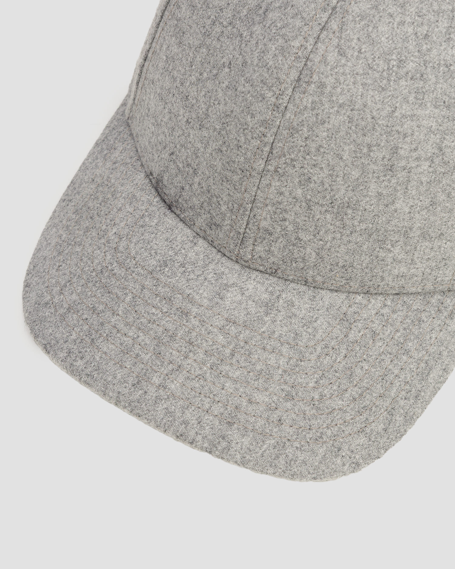 Casquette grise Varsity Virgin Wool