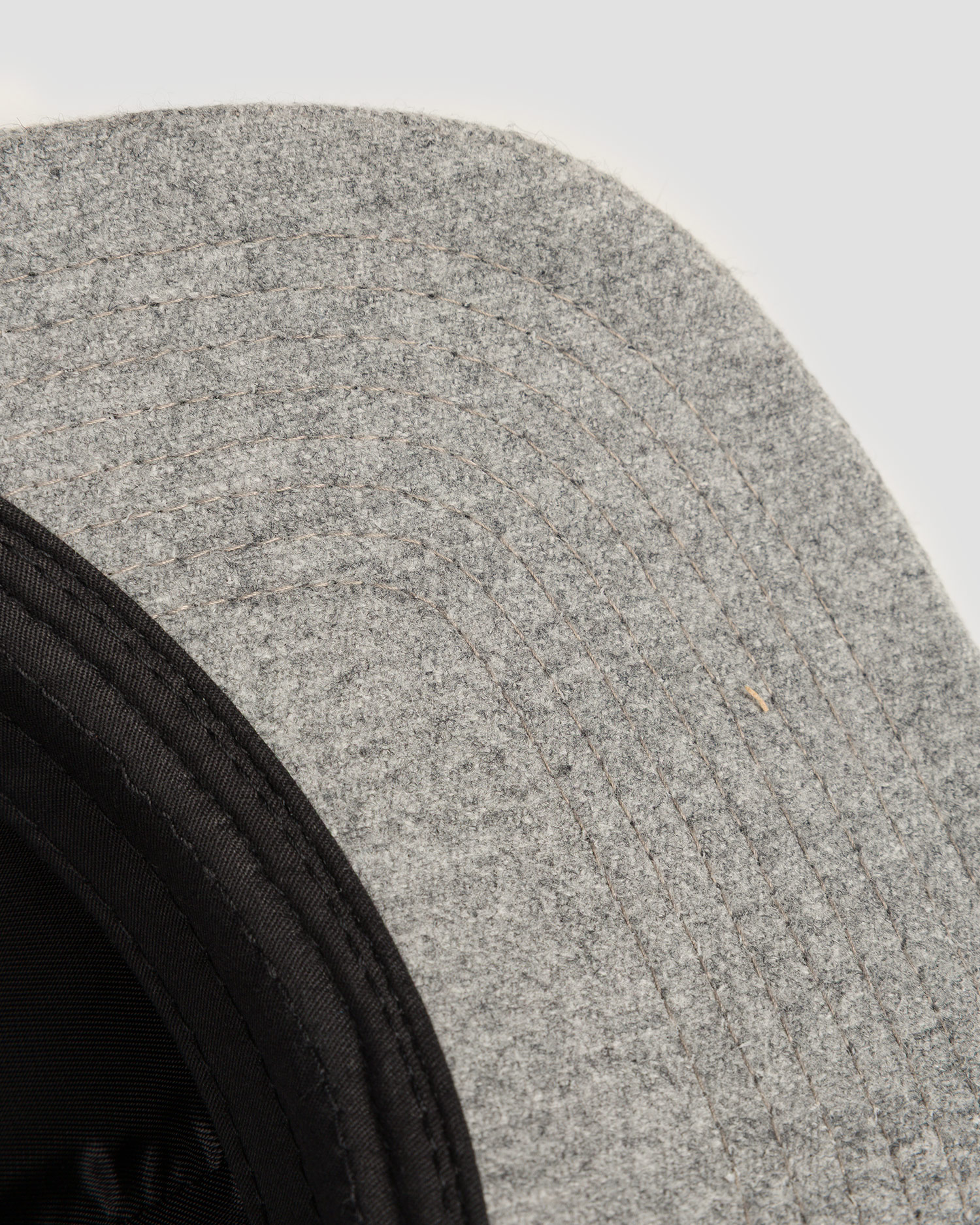 Casquette grise Varsity Virgin Wool