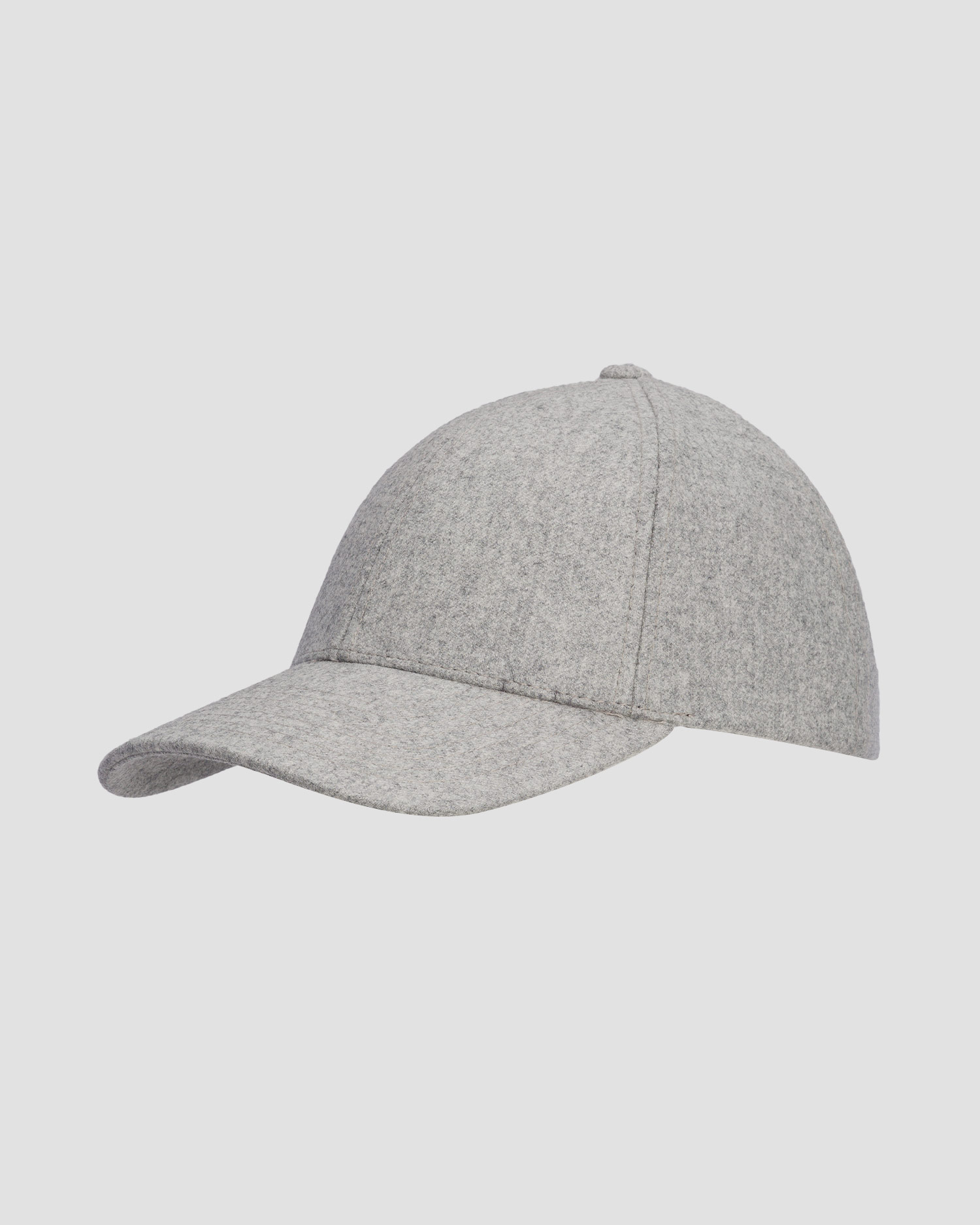Șapcă gri cu cozoroc Varsity Virgin Wool