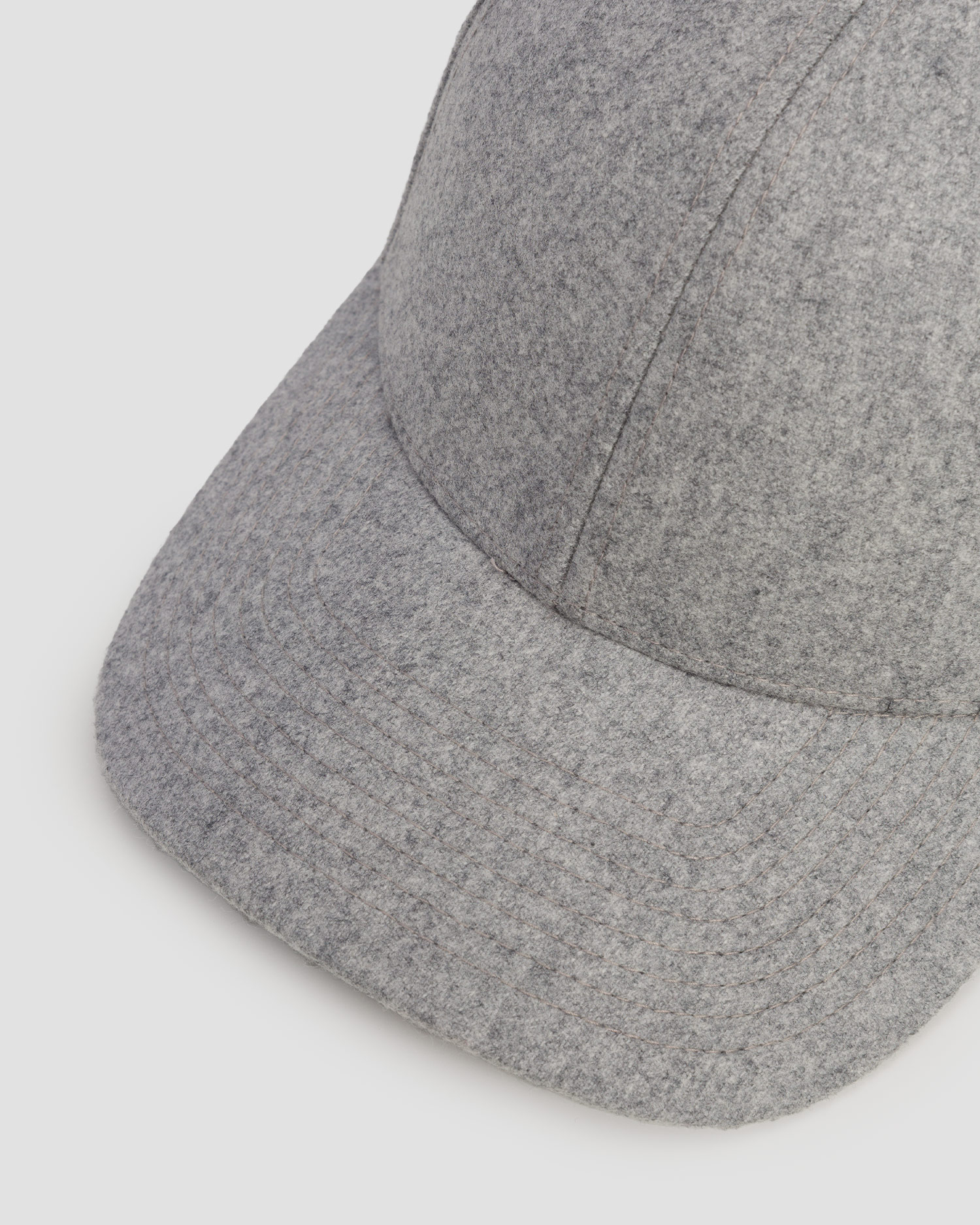 Kšiltovka Varsity Virgin Wool v Šedé Barvě