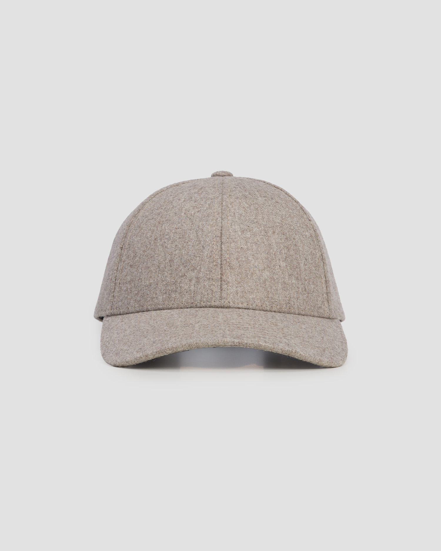 Casquette beige Varsity Virgin Wool