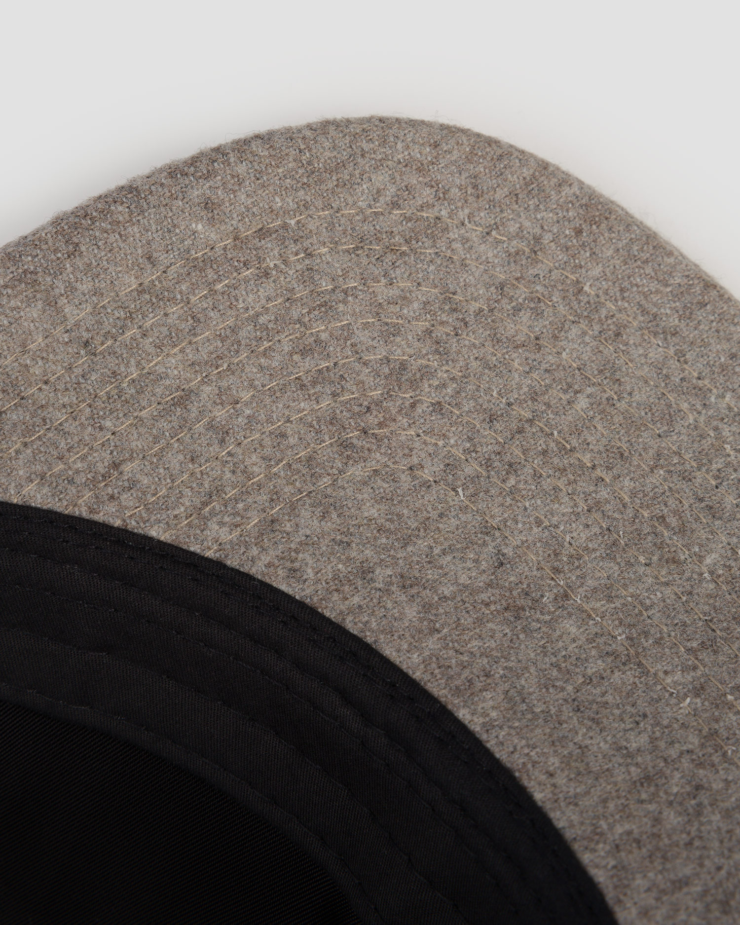 Casquette beige Varsity Virgin Wool