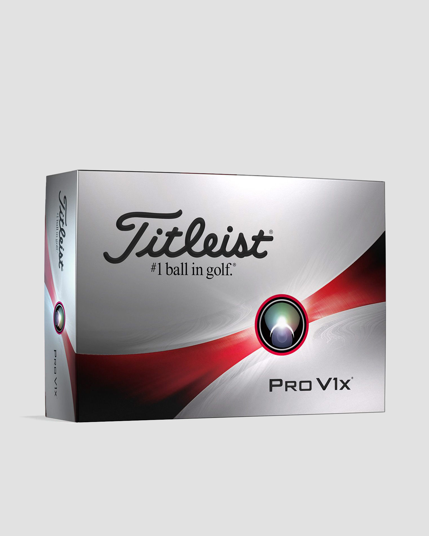 Bílé golfové míčky Titleist 2023 Pro V1X 12 kusů