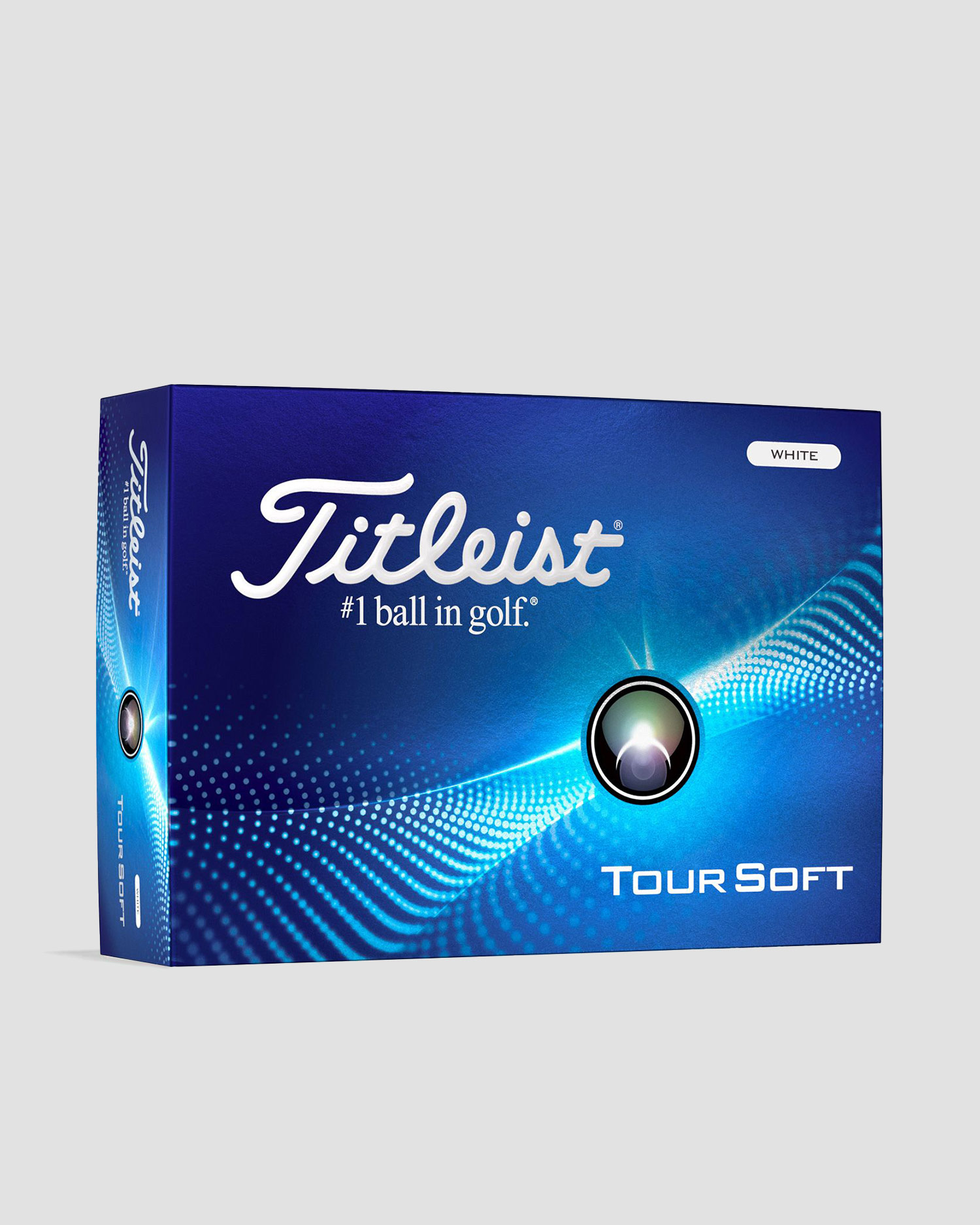 Bile de golf albe Titleist New 2024 Tour Soft 12 bucăți