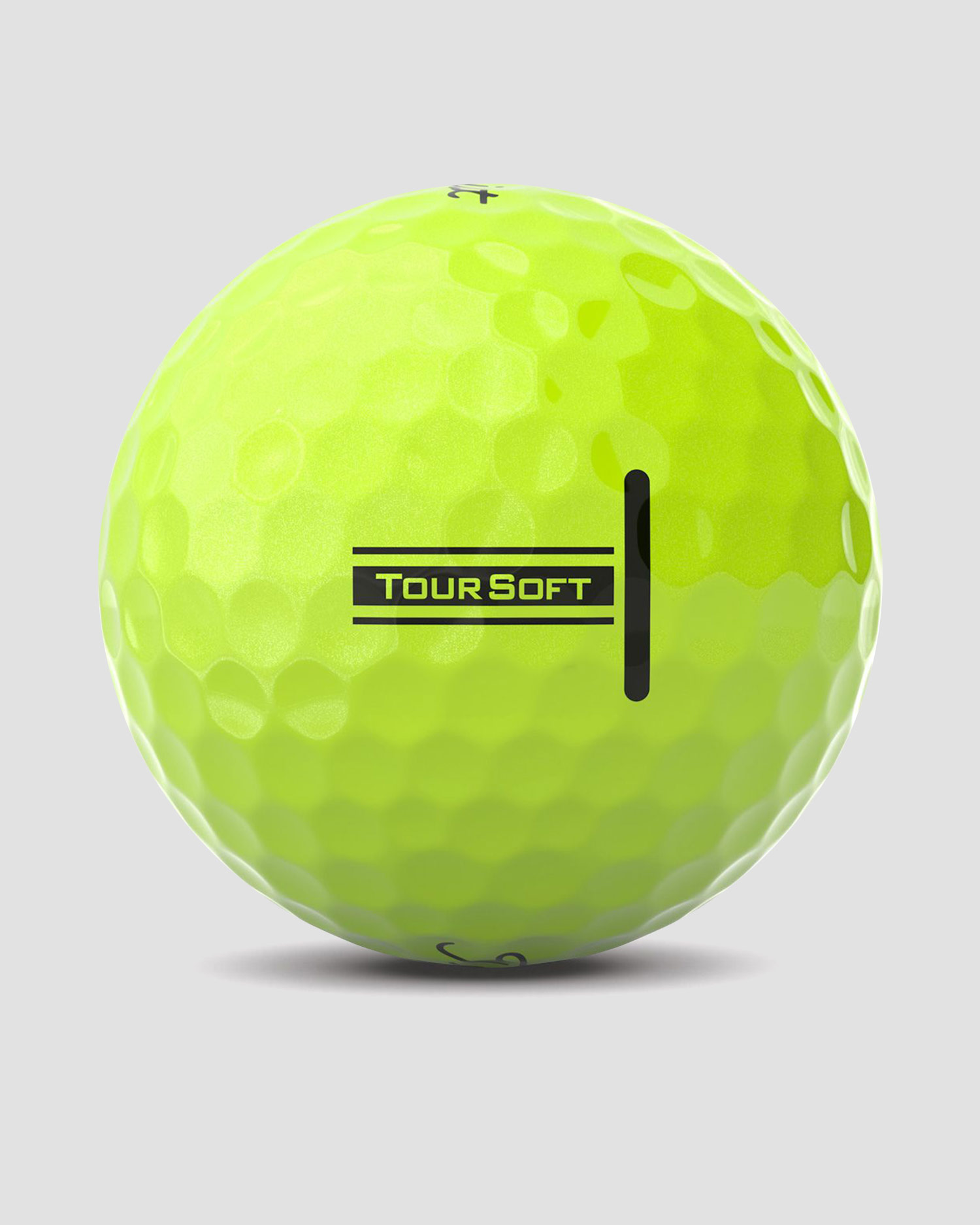 Žluté golfové míčky Titleist New 2024 Tour Soft 12 kusů