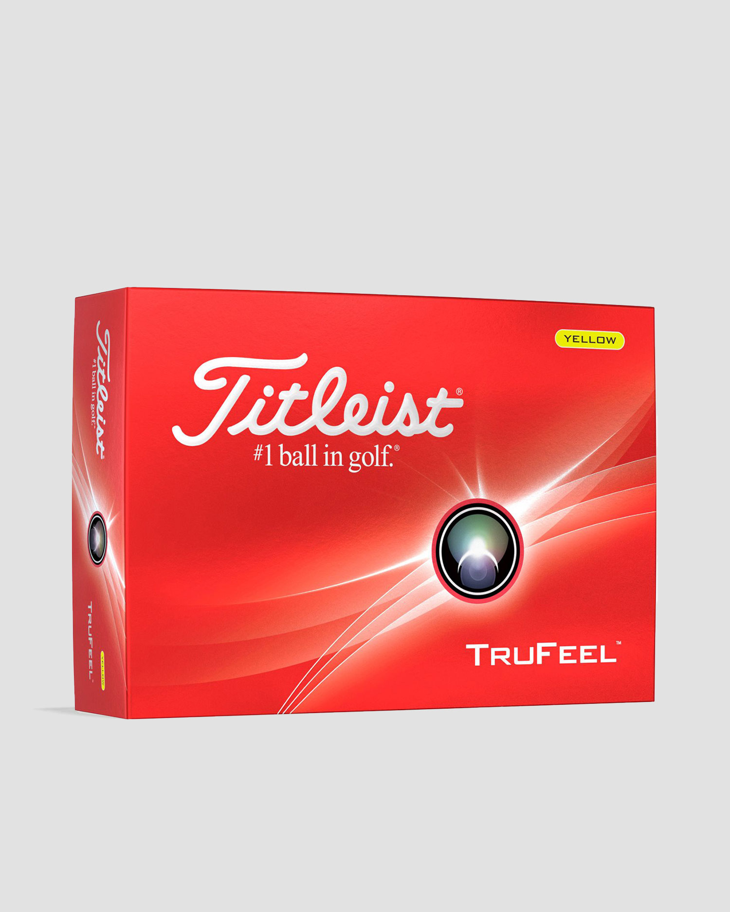Titleist New 2024 TruFeel Golfbälle 12 Stück in Gelb