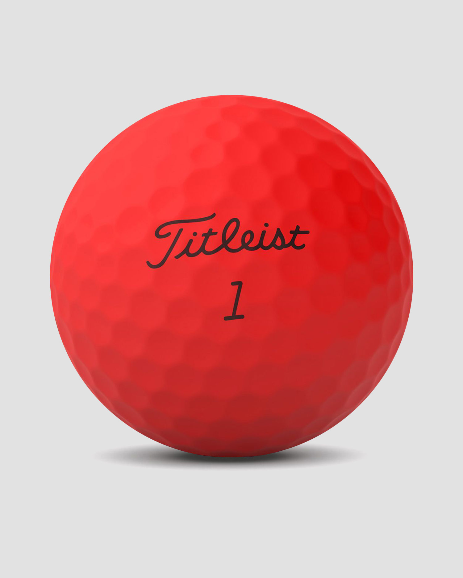 Červené golfové míčky Titleist New 2024 TruFeel 12 kusů