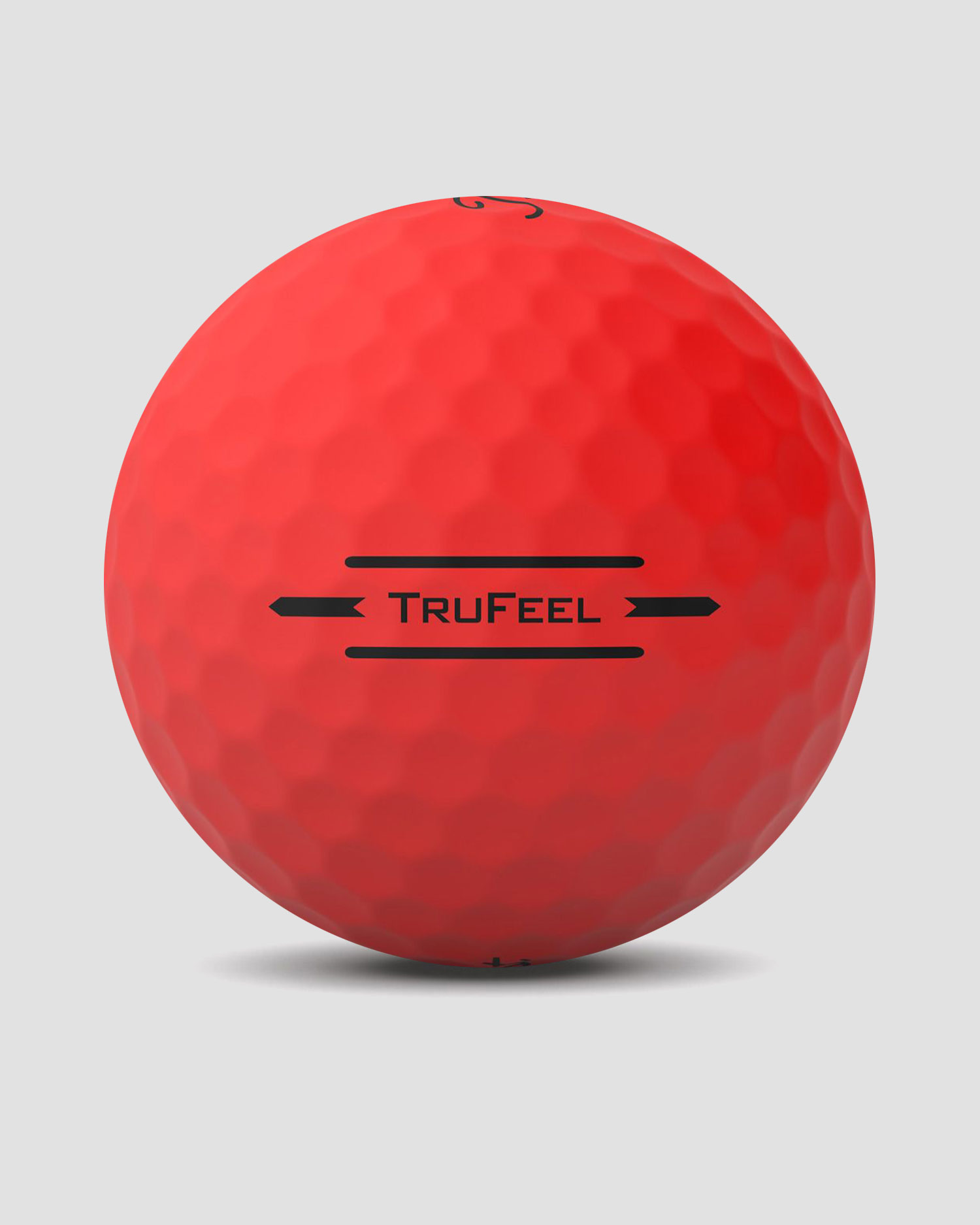 Červené golfové míčky Titleist New 2024 TruFeel 12 kusů