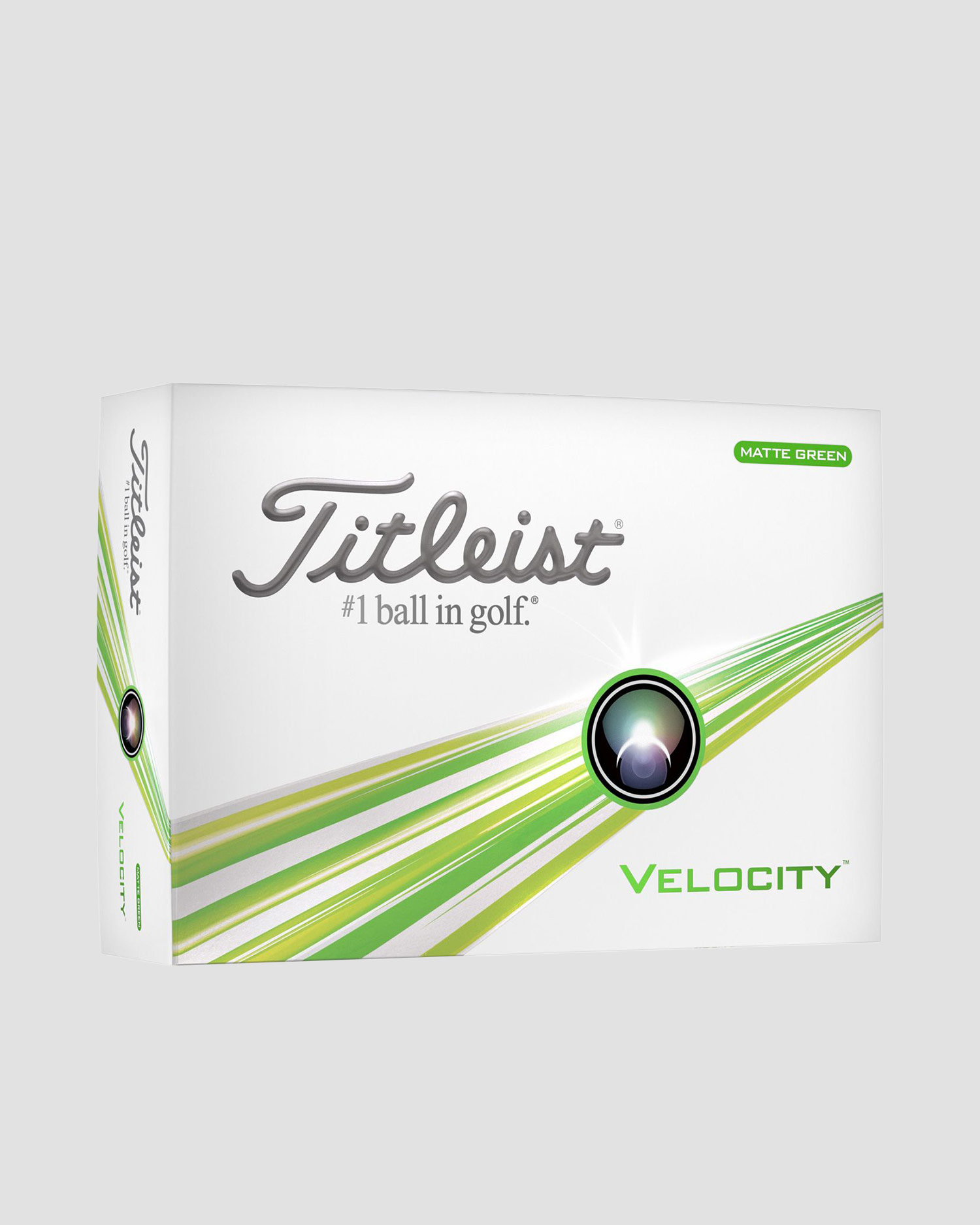 Zielone piłki golfowe Titleist New 2024 Velocity 12 sztuk
