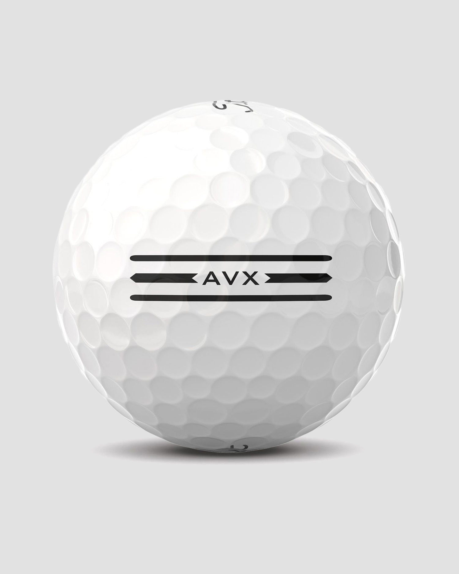 Bílé golfové míčky Titleist New 2024 AVX 12 kusů
