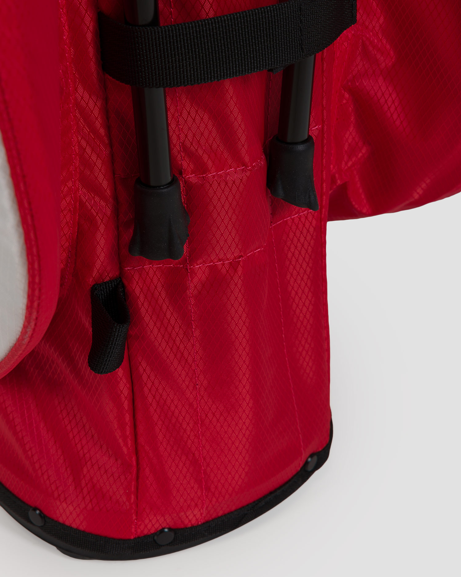 Brašna na golfovou výbavu Titleist Players 4 Stand Stadry v Červenobílém a Tmavě Modrém Barevném Provedení